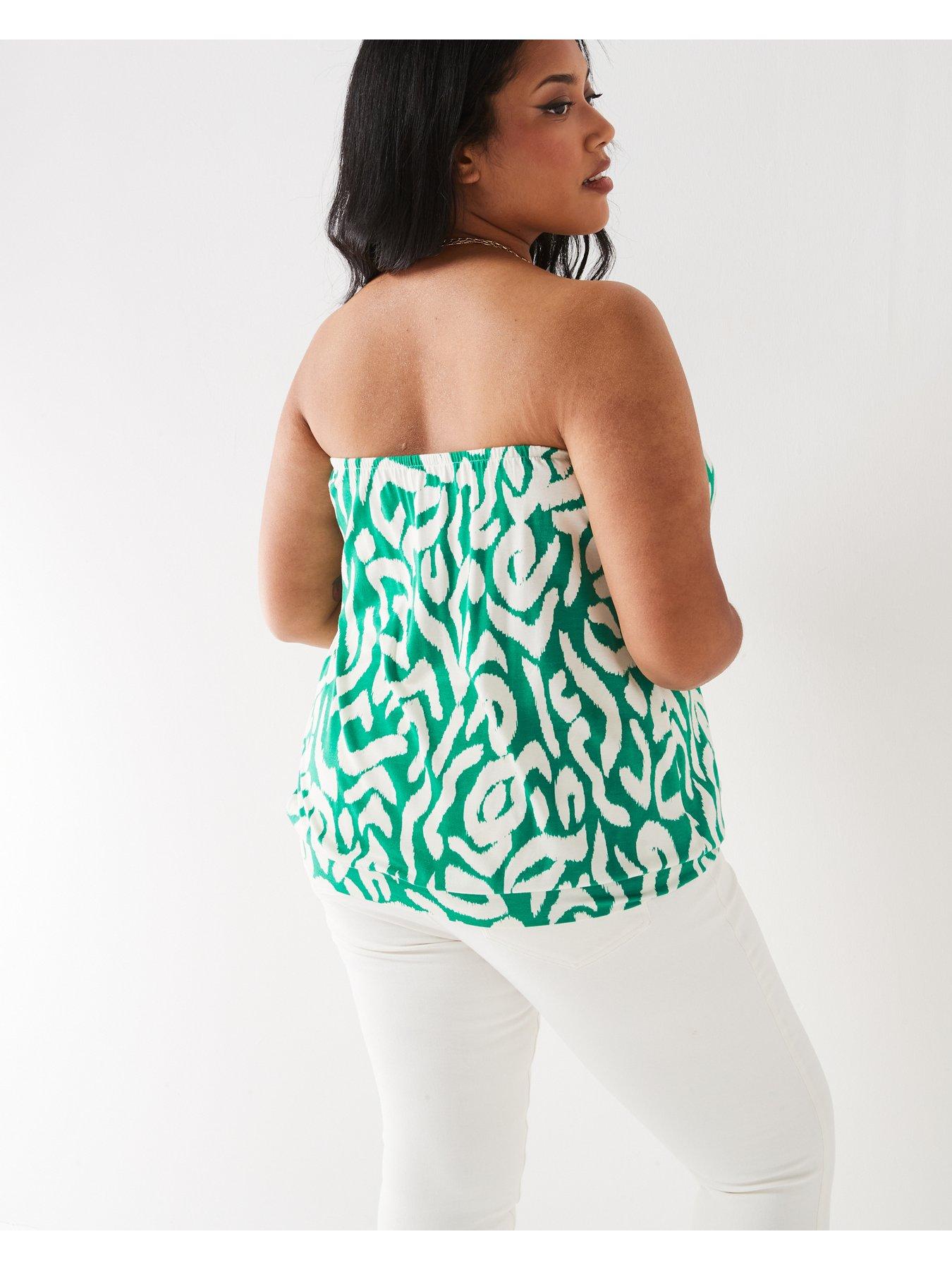 v-by-very-curve-bandeau-banded-hem-top-printstillFront