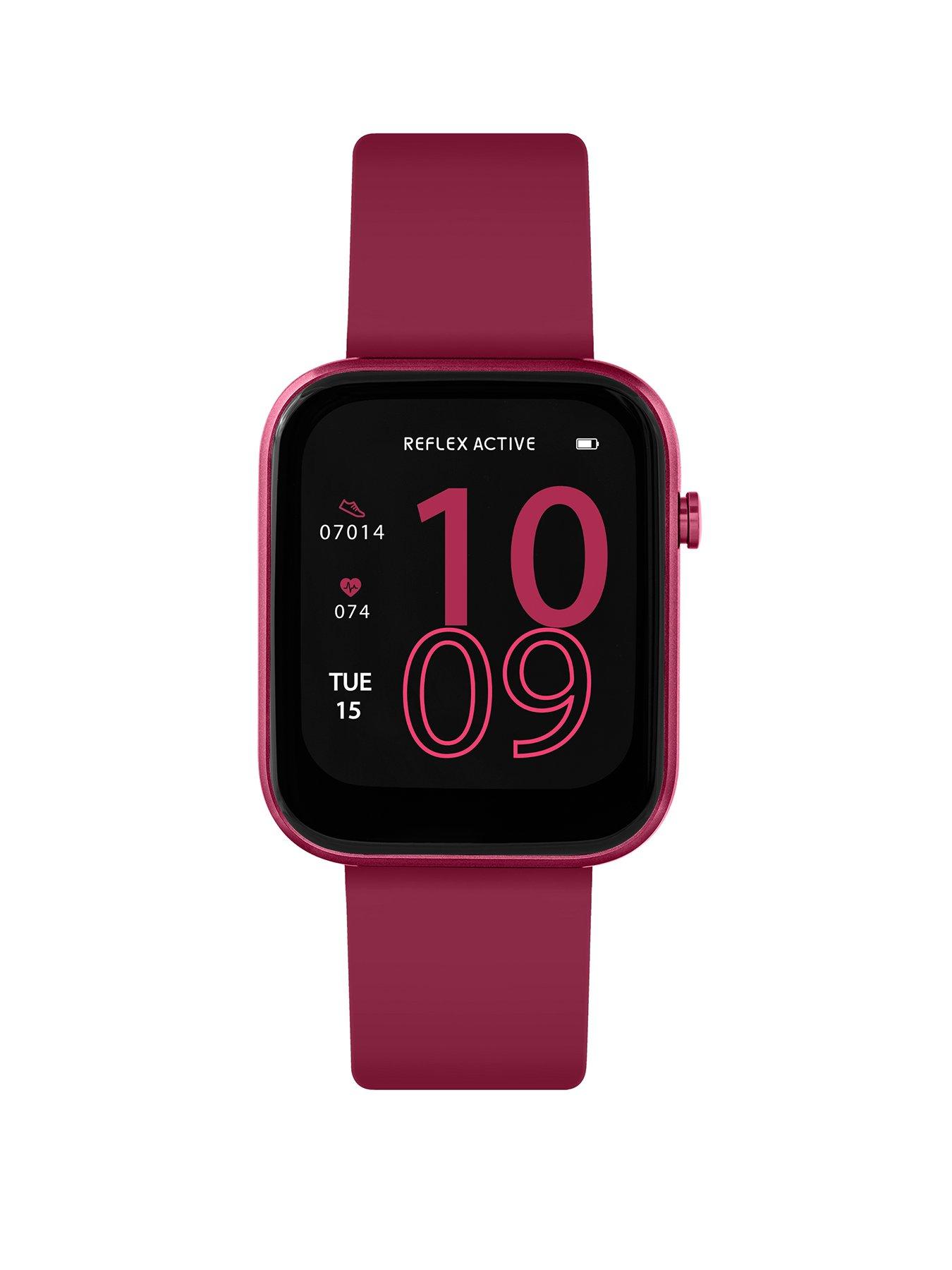 undefined Reflex Active Series 12 Berry Strap Smart Watch
