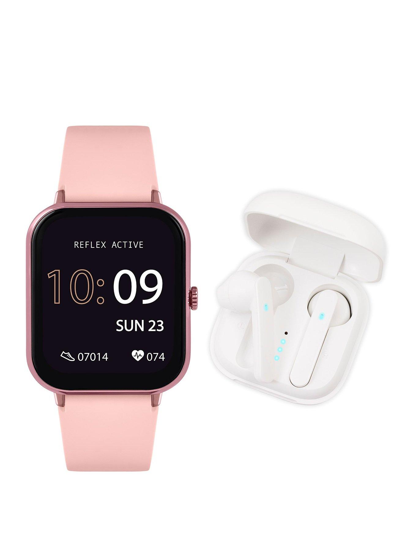 reflex-active-series-17-pink-strap-smart-watch-and-true-wireless-sound-earbud-set