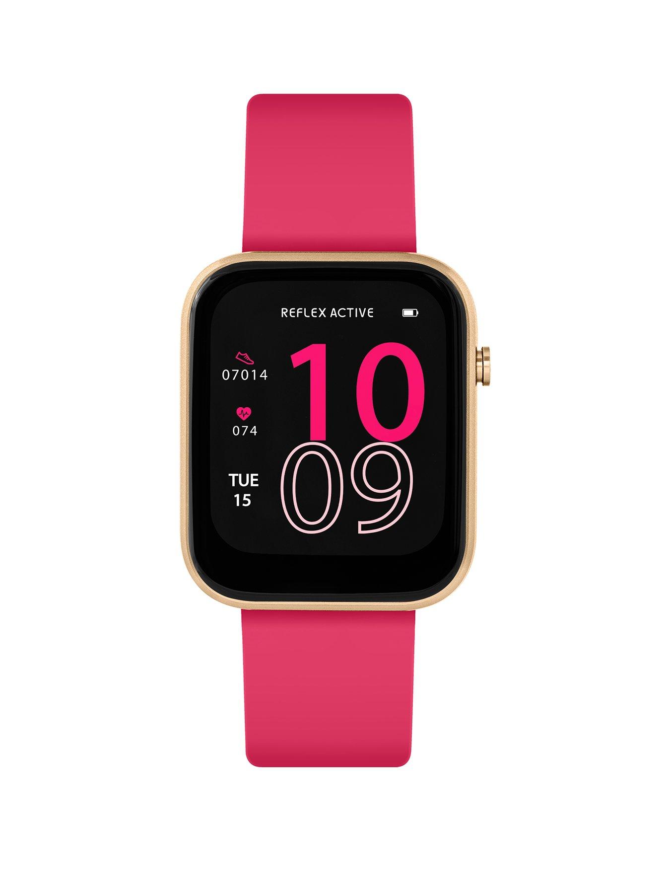 undefined Reflex Active Series 12 Pink Strap Smart Watch