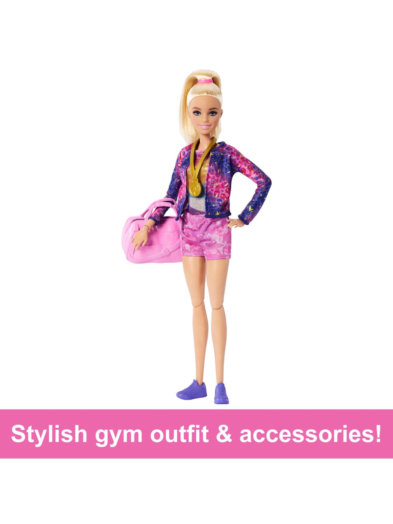 Image 3 of 6 of Barbie Gymnastics Playset, Doll and Accessories