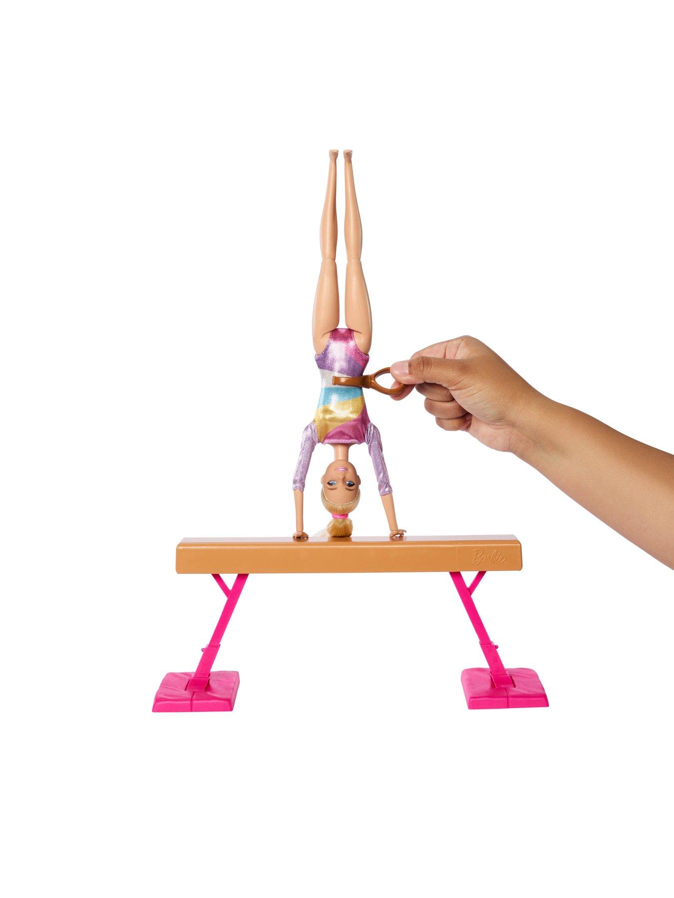 Image 5 of 6 of Barbie Gymnastics Playset, Doll and Accessories