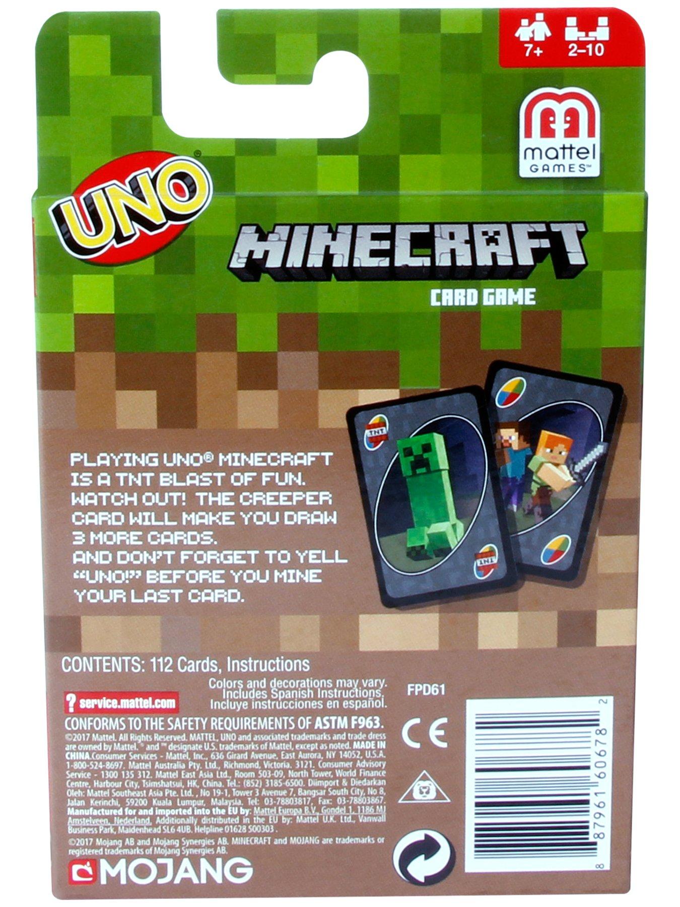 Image 7 of 7 of Uno Minecraft Card Game