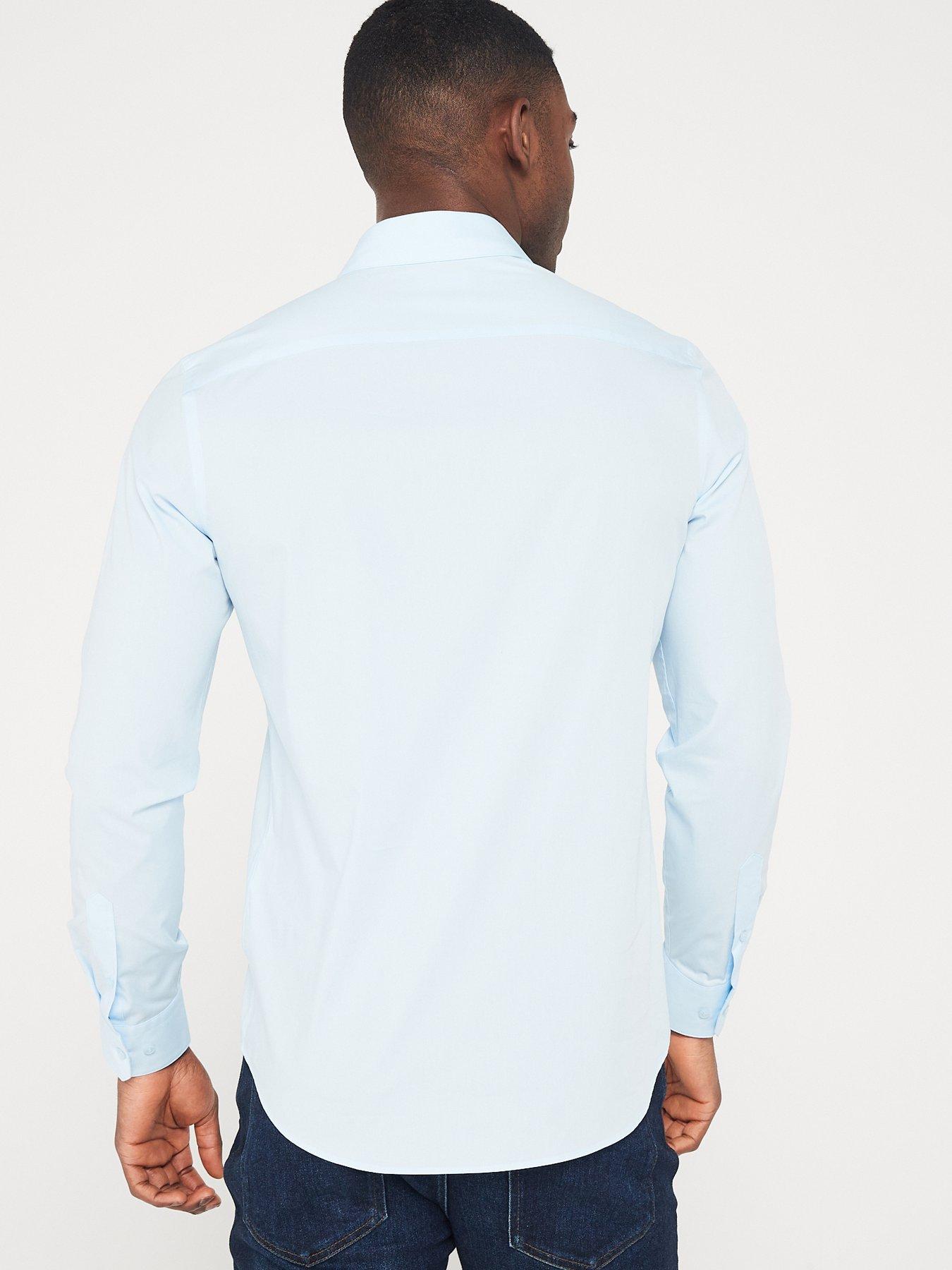 calvin-klein-poplin-stretch-slim-shirt-light-bluestillFront