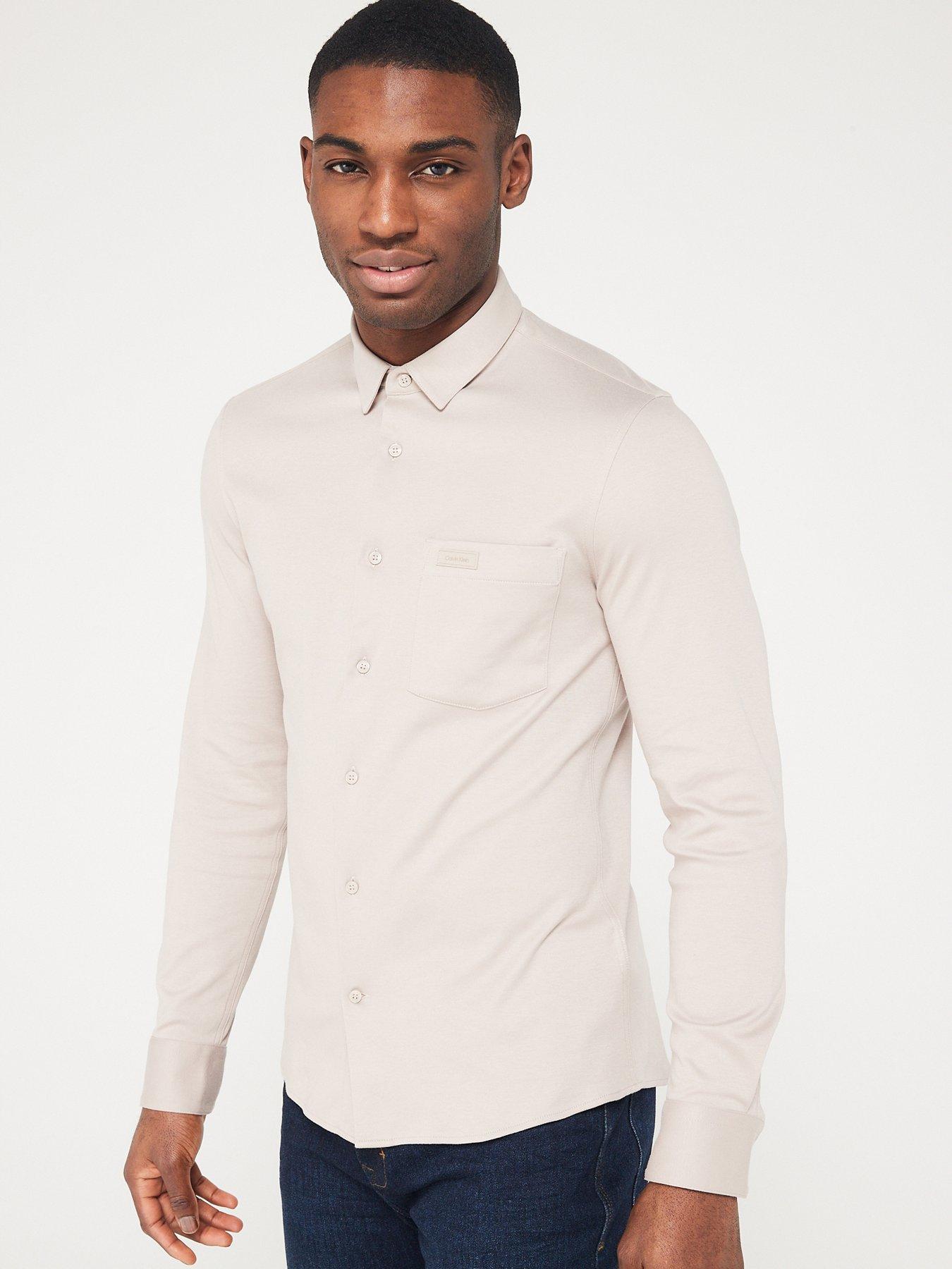 Calvin klein plain clearance shirts