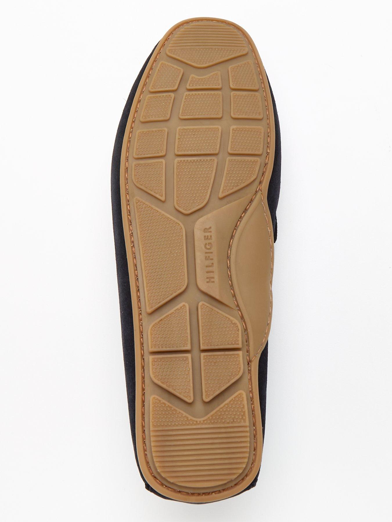 Image 5 of 6 of Tommy Hilfiger Casual Suede Driver Shoe - Navy