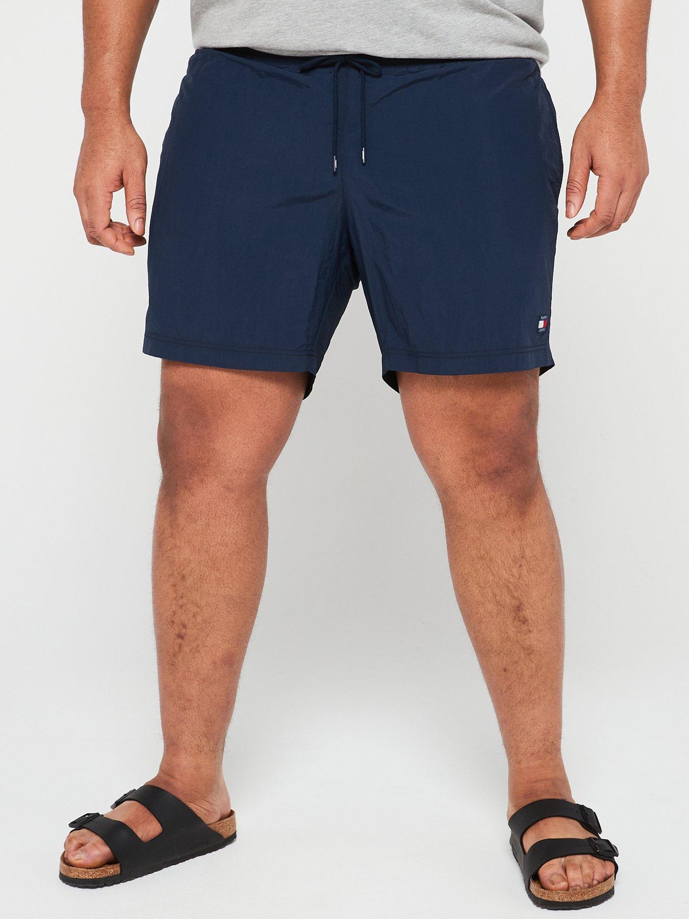 tommy-hilfiger-big-amp-tall-crinkle-nylon-swimshort-navy