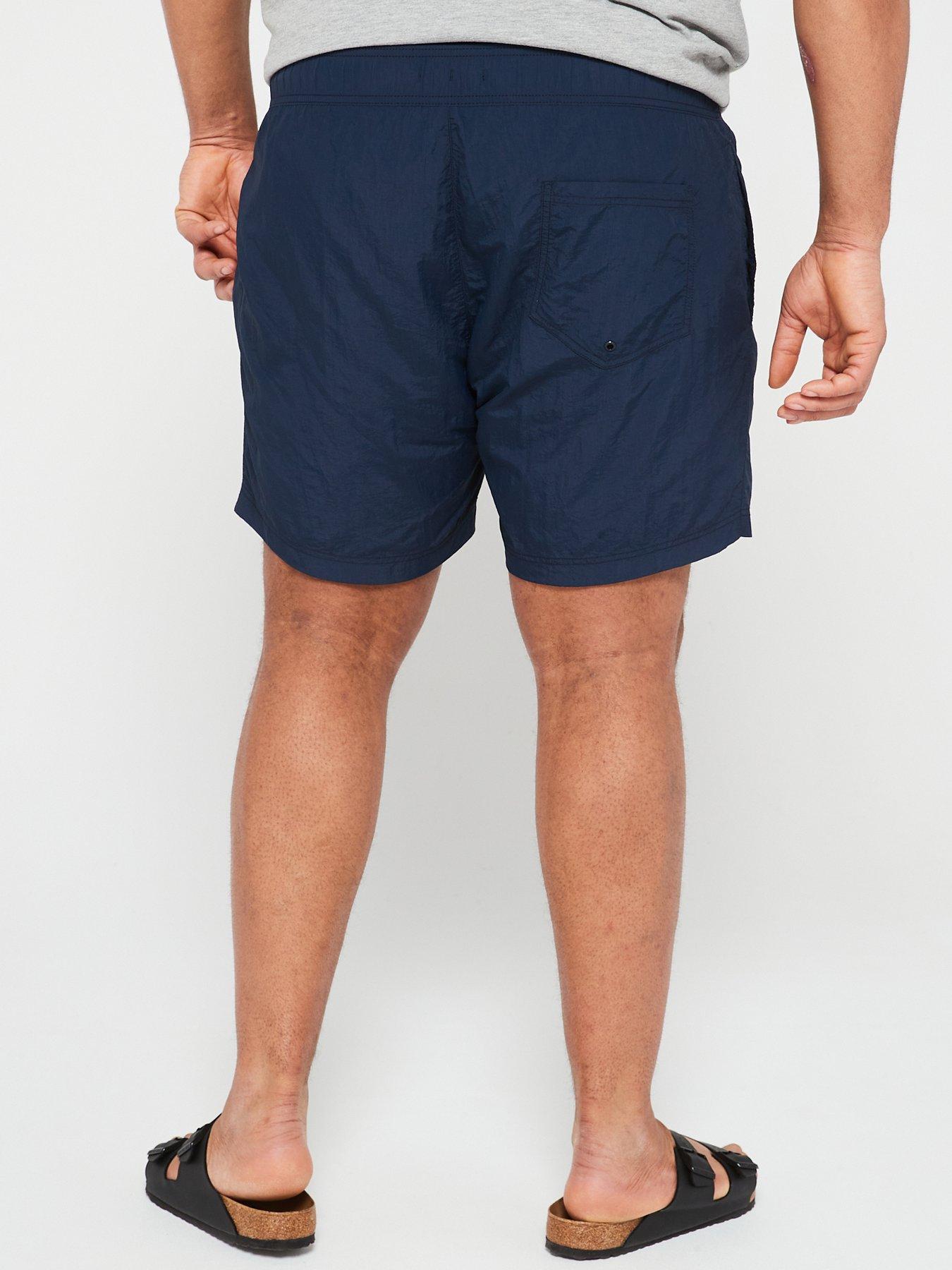 tommy-hilfiger-big-amp-tall-crinkle-nylon-swimshort-navystillFront