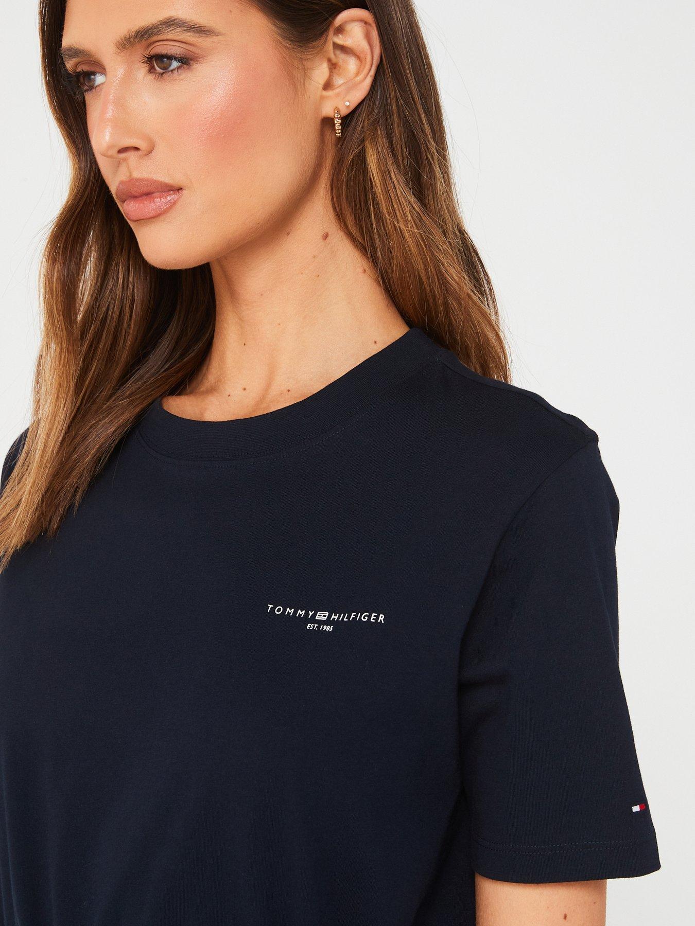 tommy-hilfiger-drawstring-waist-t-shirt-dress-navydetail