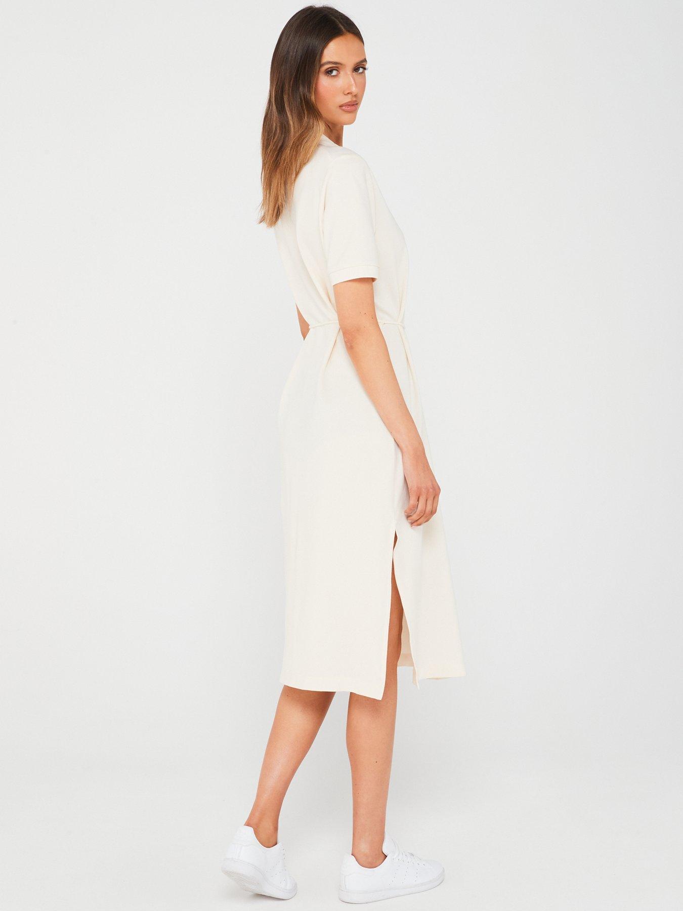 tommy-hilfiger-tie-waist-midi-polo-dress-beigestillFront