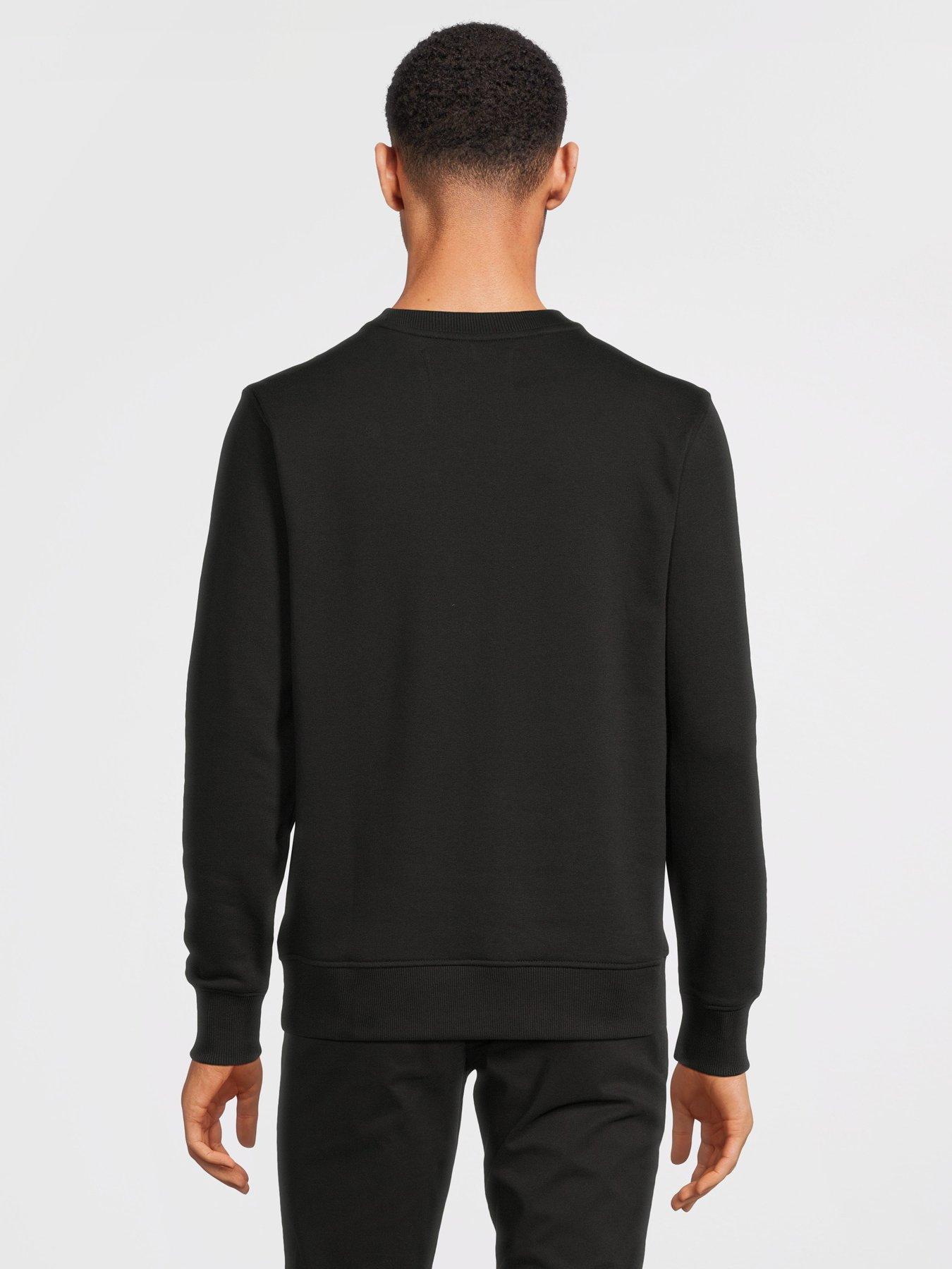 calvin-klein-jeans-ck-embroidered-badge-crew-neck-sweatshirt-blackstillFront