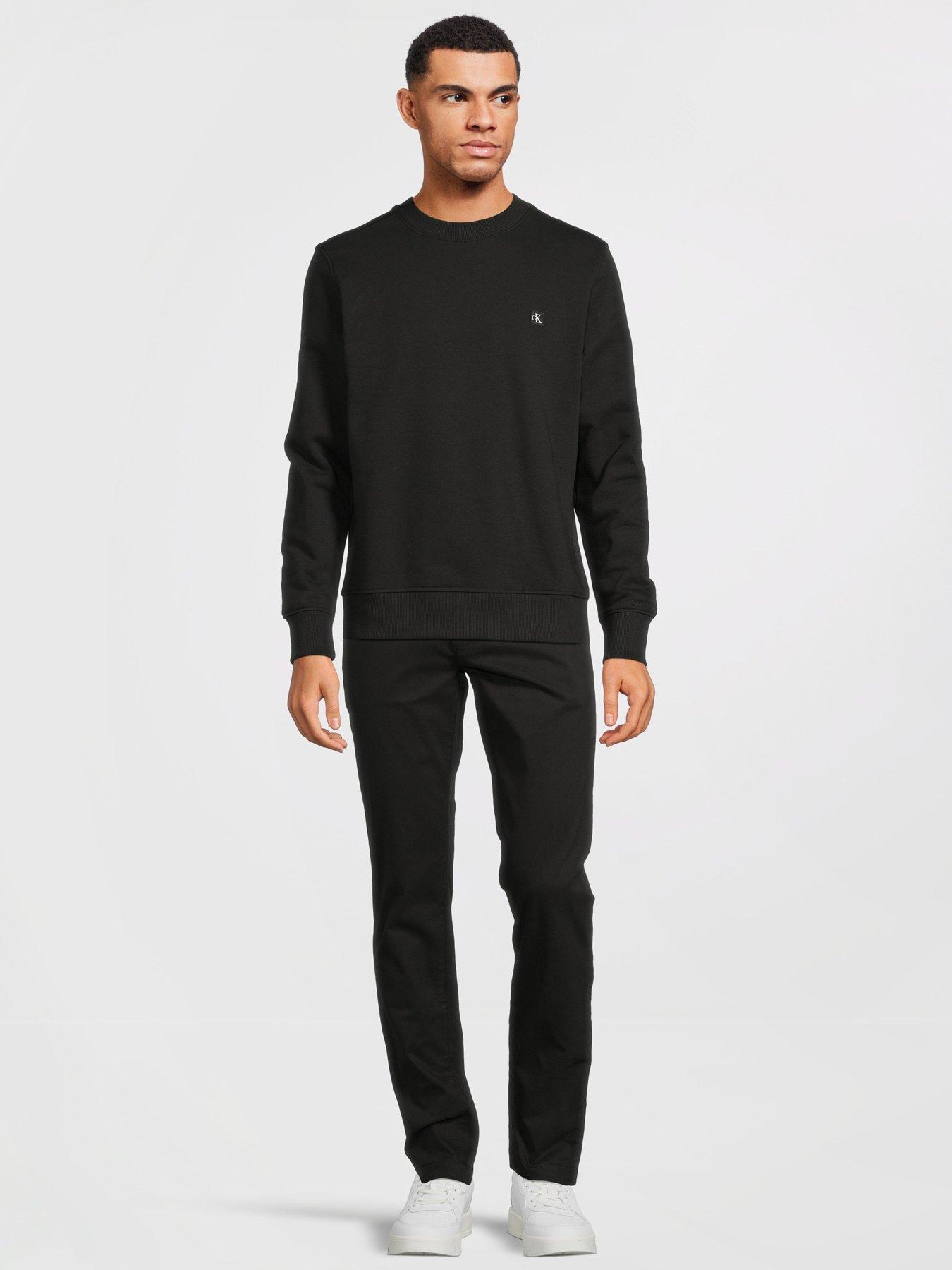 calvin-klein-jeans-ck-embroidered-badge-crew-neck-sweatshirt-blackback