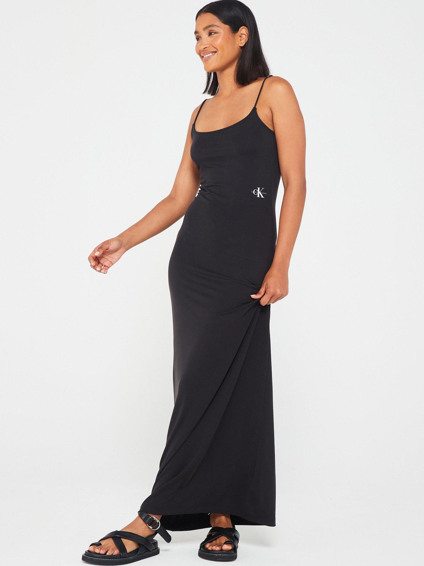 calvin-klein-jeans-racerback-maxi-dress-blackback