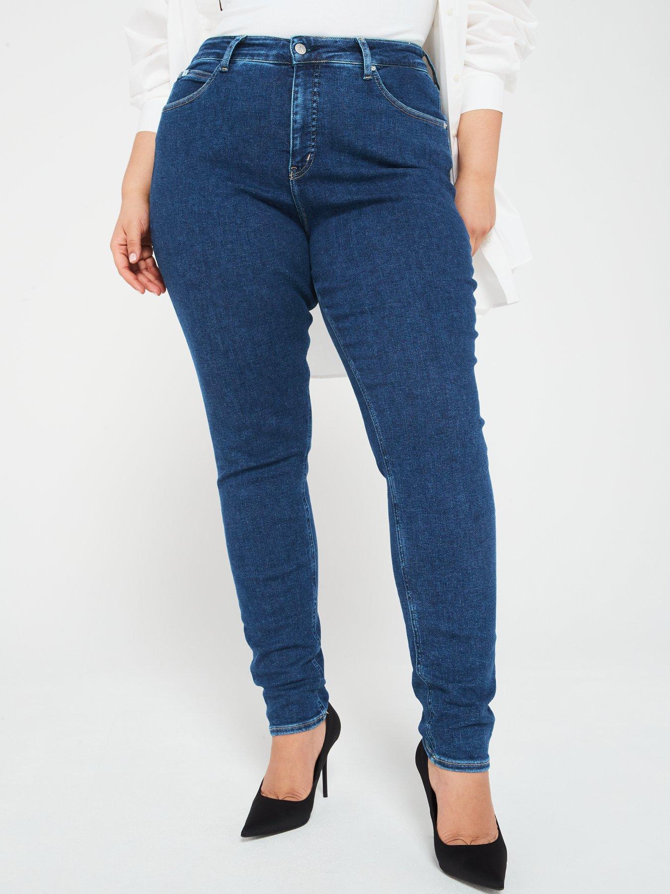 calvin-klein-jeans-plus-high-rise-skinny-jeans-blue