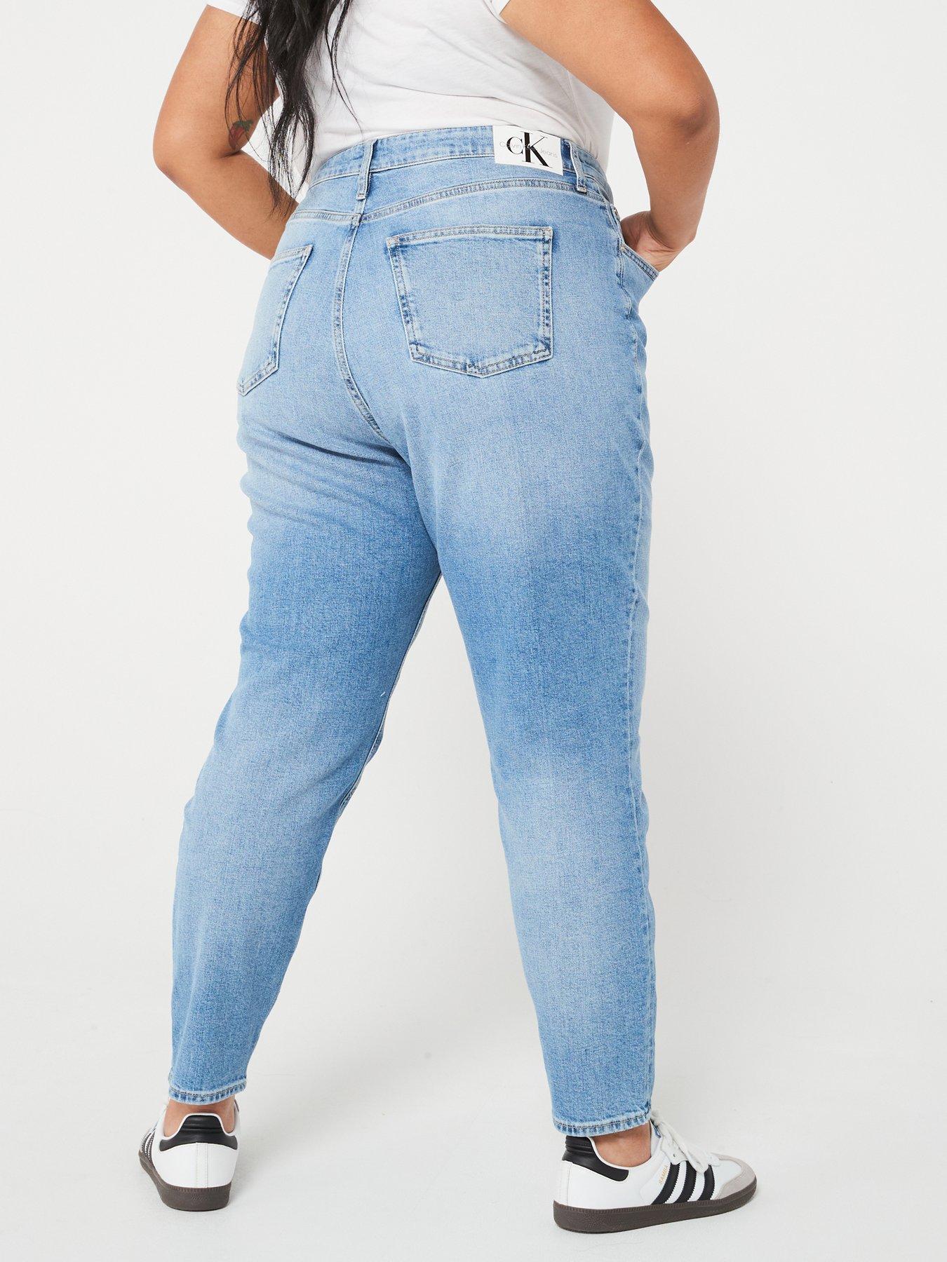 calvin-klein-jeans-plus-mom-jeans-bluestillFront