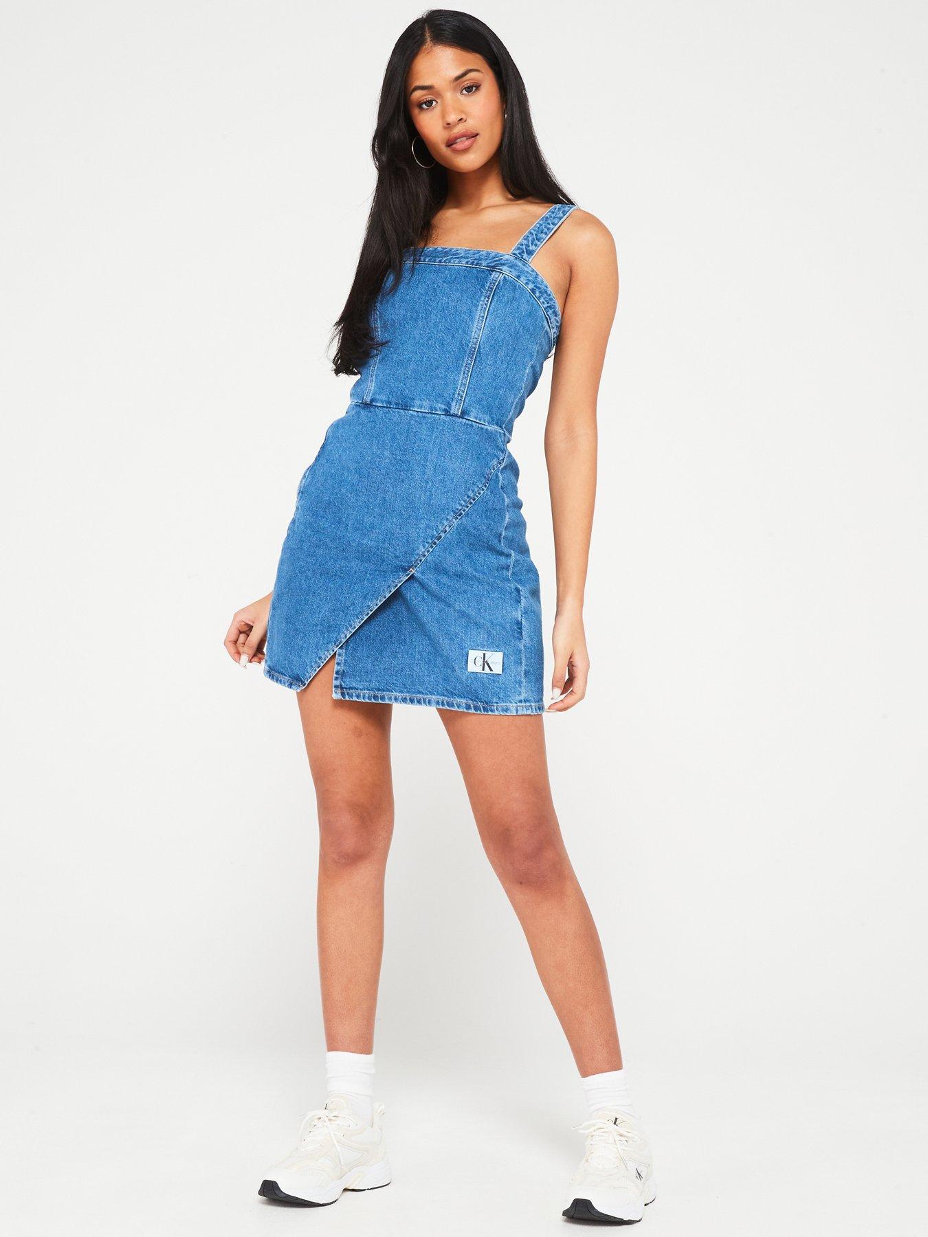 calvin-klein-jeans-denim-wrap-bodycon-dress-blueback