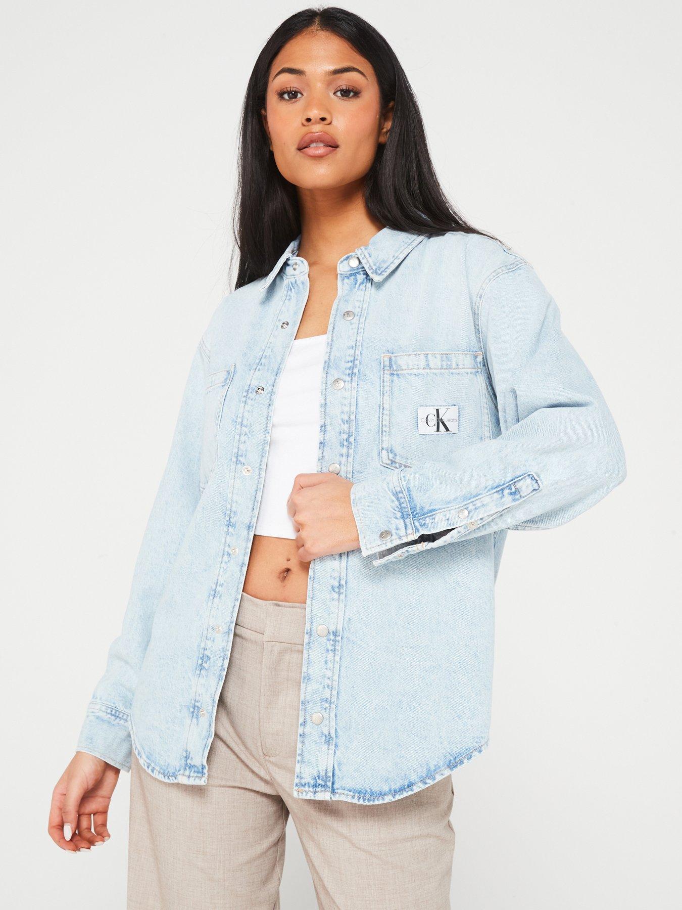 Calvin klein jeans denim shirt deals