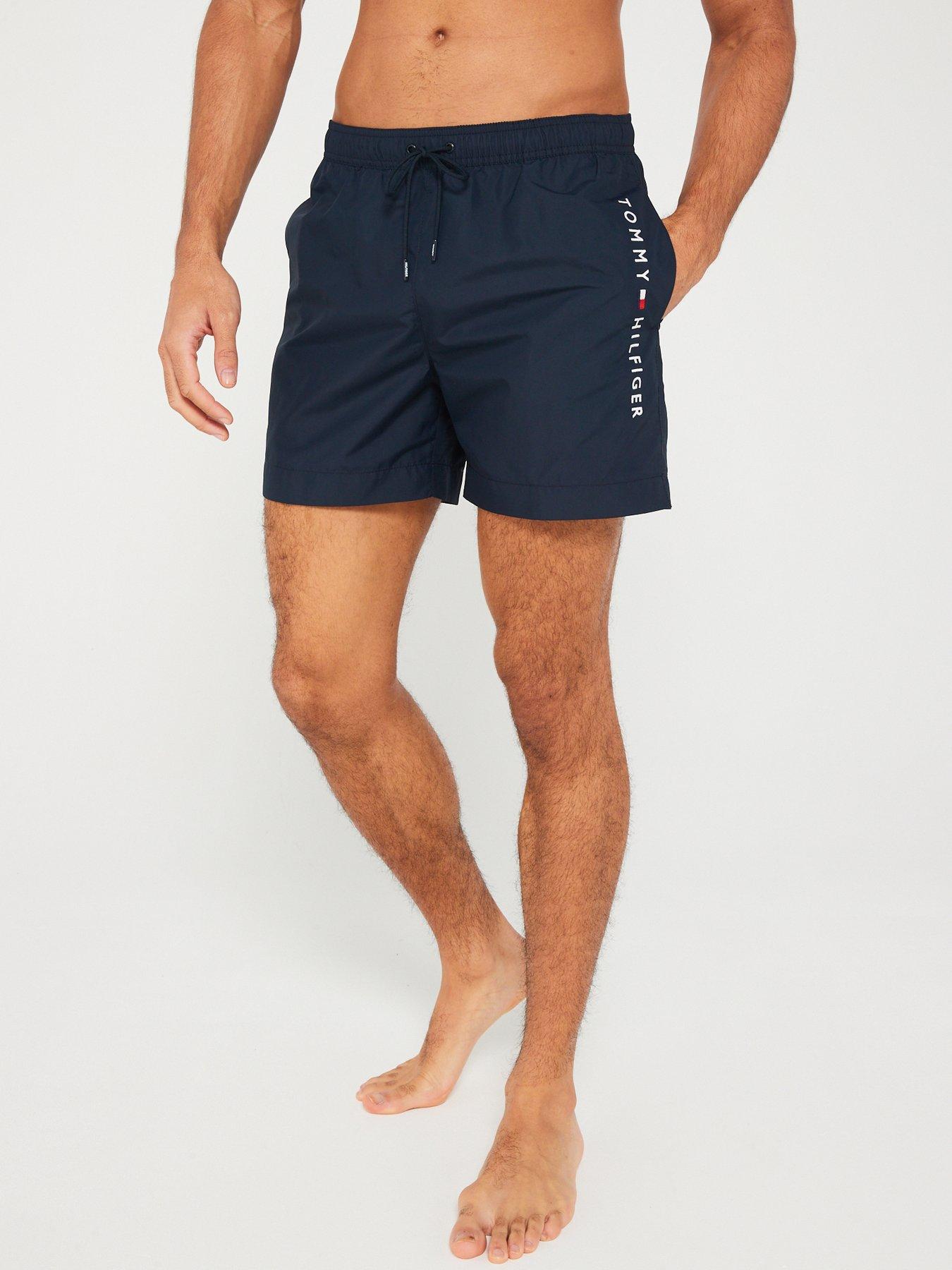 Image of Tommy Hilfiger Medium Drawstring Swim Shorts - Navy