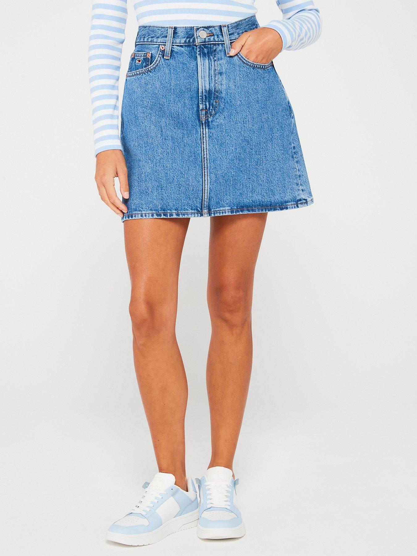 Mom Skirt Blue