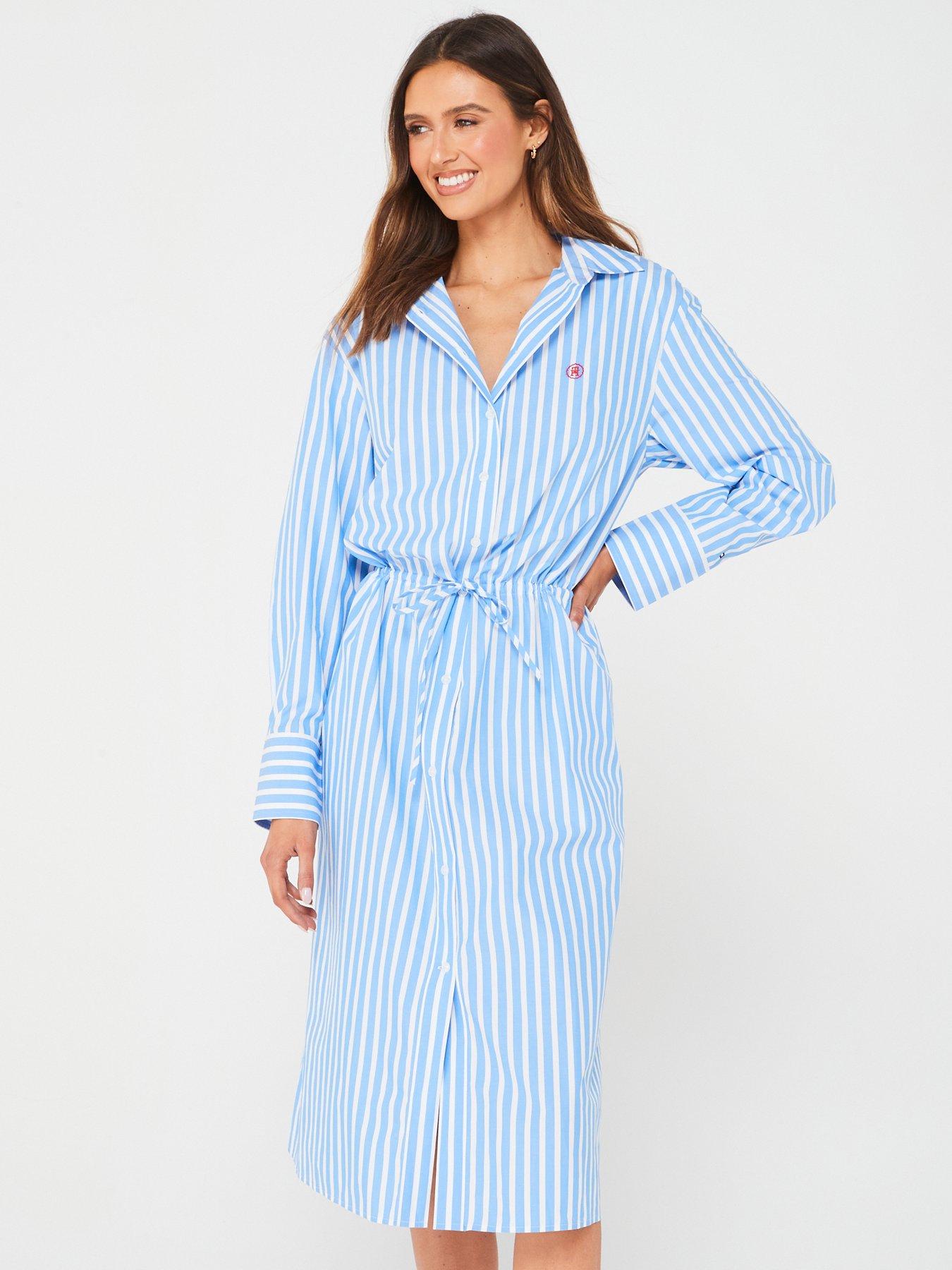 tommy-hilfiger-midi-shirt-dress-blueback