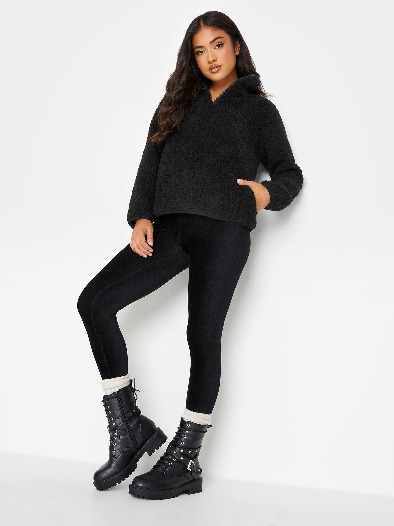 pixiegirl-petite-black-half-zip-borg-topback