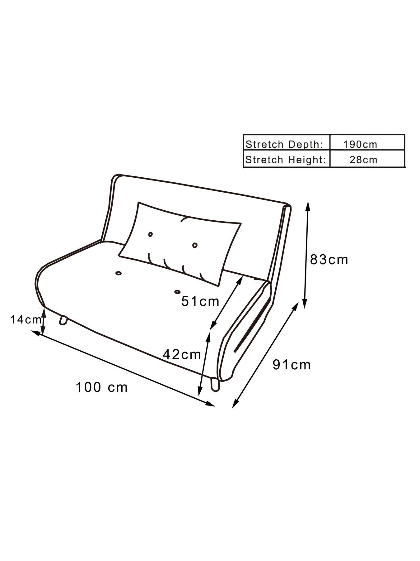 Image 6 of 7 of The Very Collection Rafael Fabric Sofa Bed&nbsp;- FSC&reg; Certified