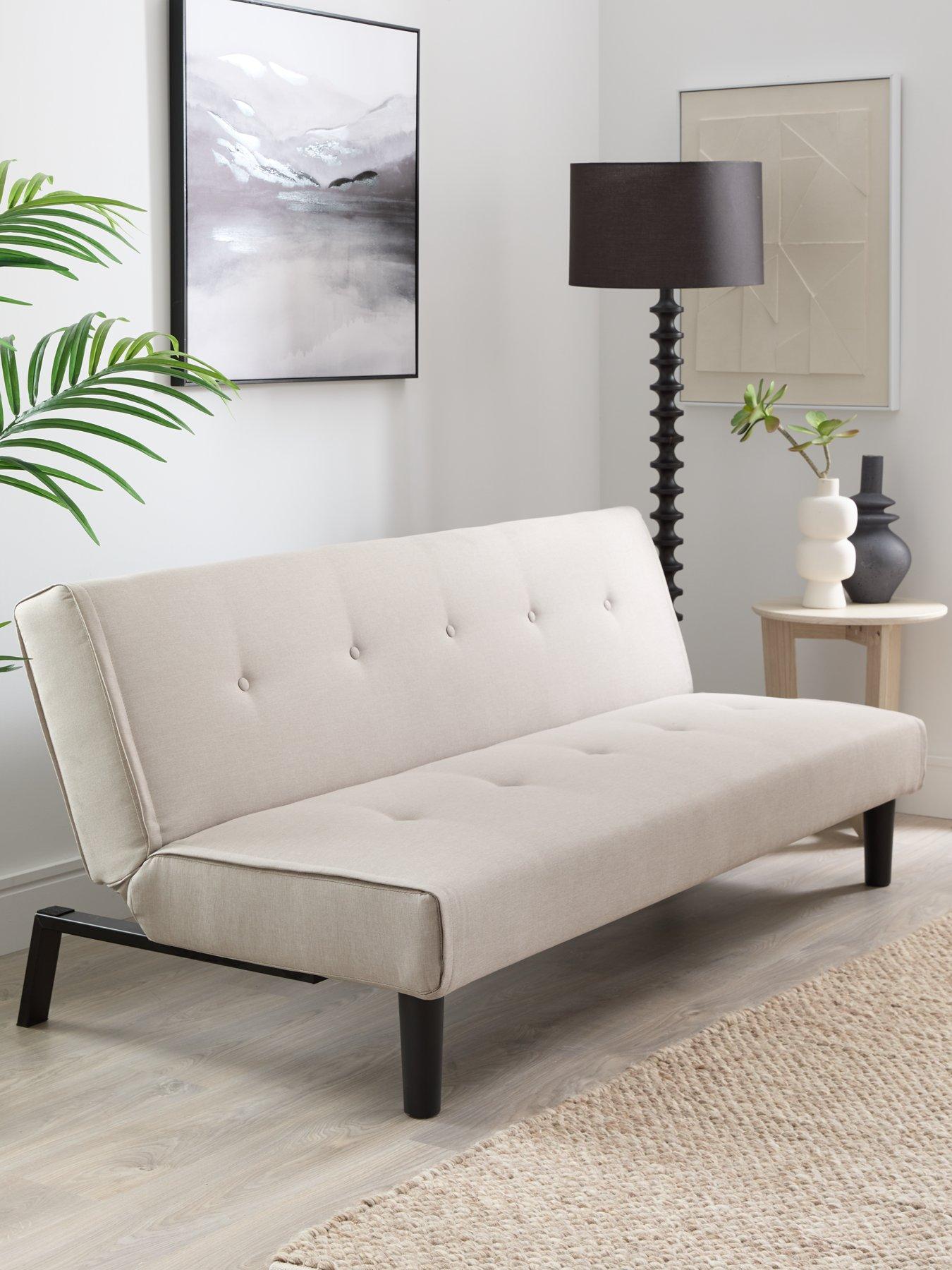 undefined Dax Fabric Sofa Bed - Natural - FSC® Certified