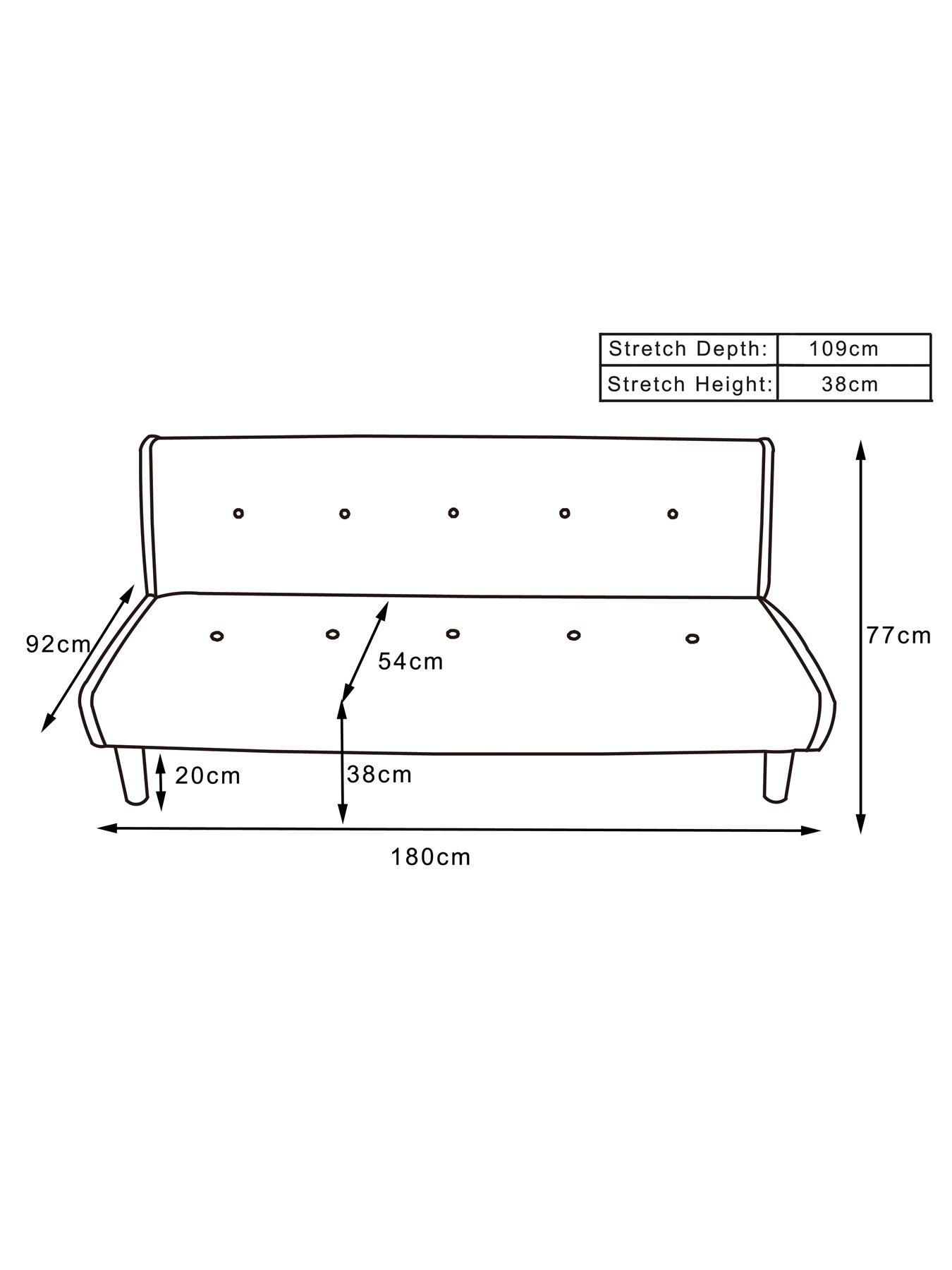Image 6 of 7 of The Very Collection Dax Fabric Sofa Bed - Natural&nbsp;- FSC&reg; Certified