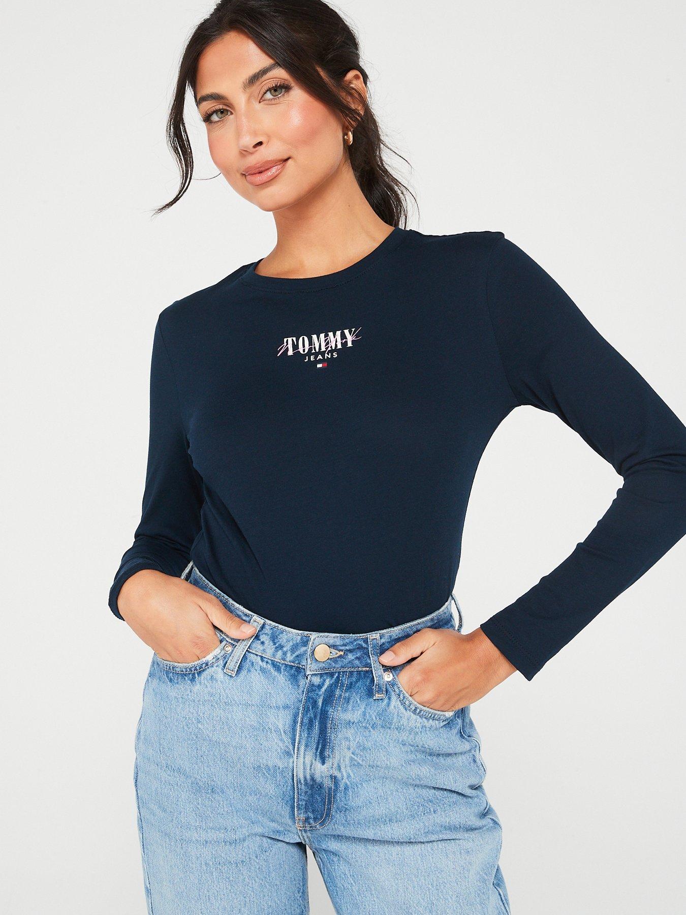 Tommy Jeans SKATER TIMELESS CREW - Sweatshirt - pearly blue/light