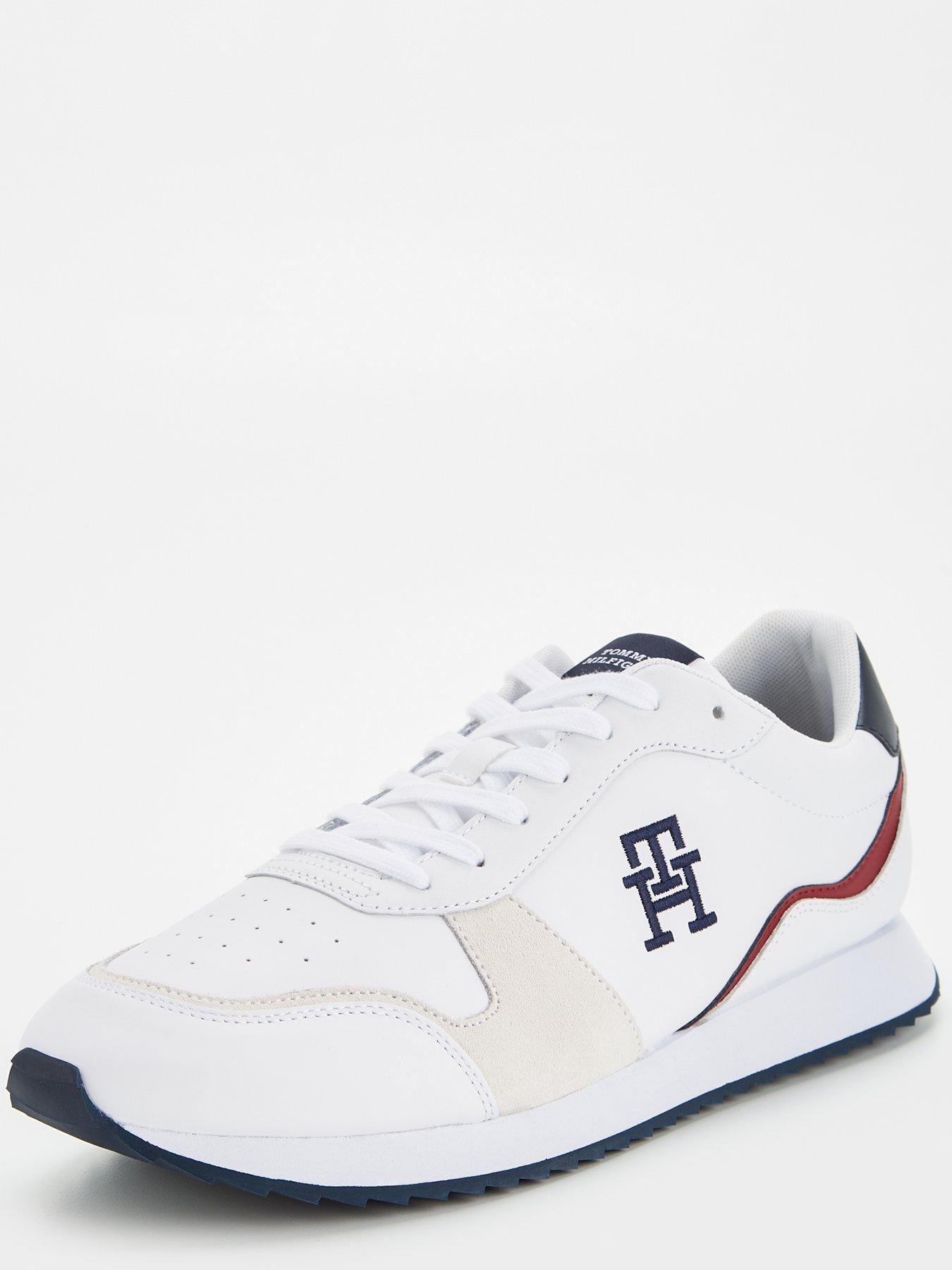 tommy-hilfiger-tommy-hilfiger-runner-evo-leather-mix-trainerstillFront