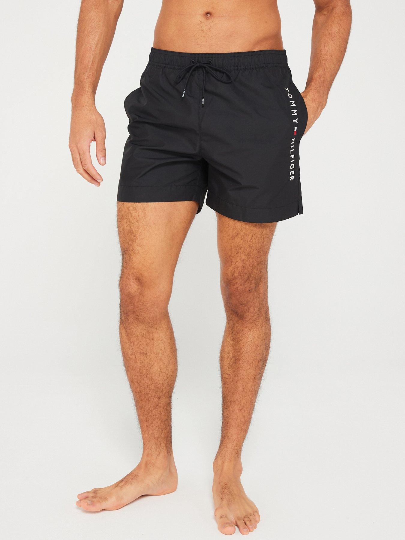 tommy-hilfiger-medium-drawstring-swim-shorts-black