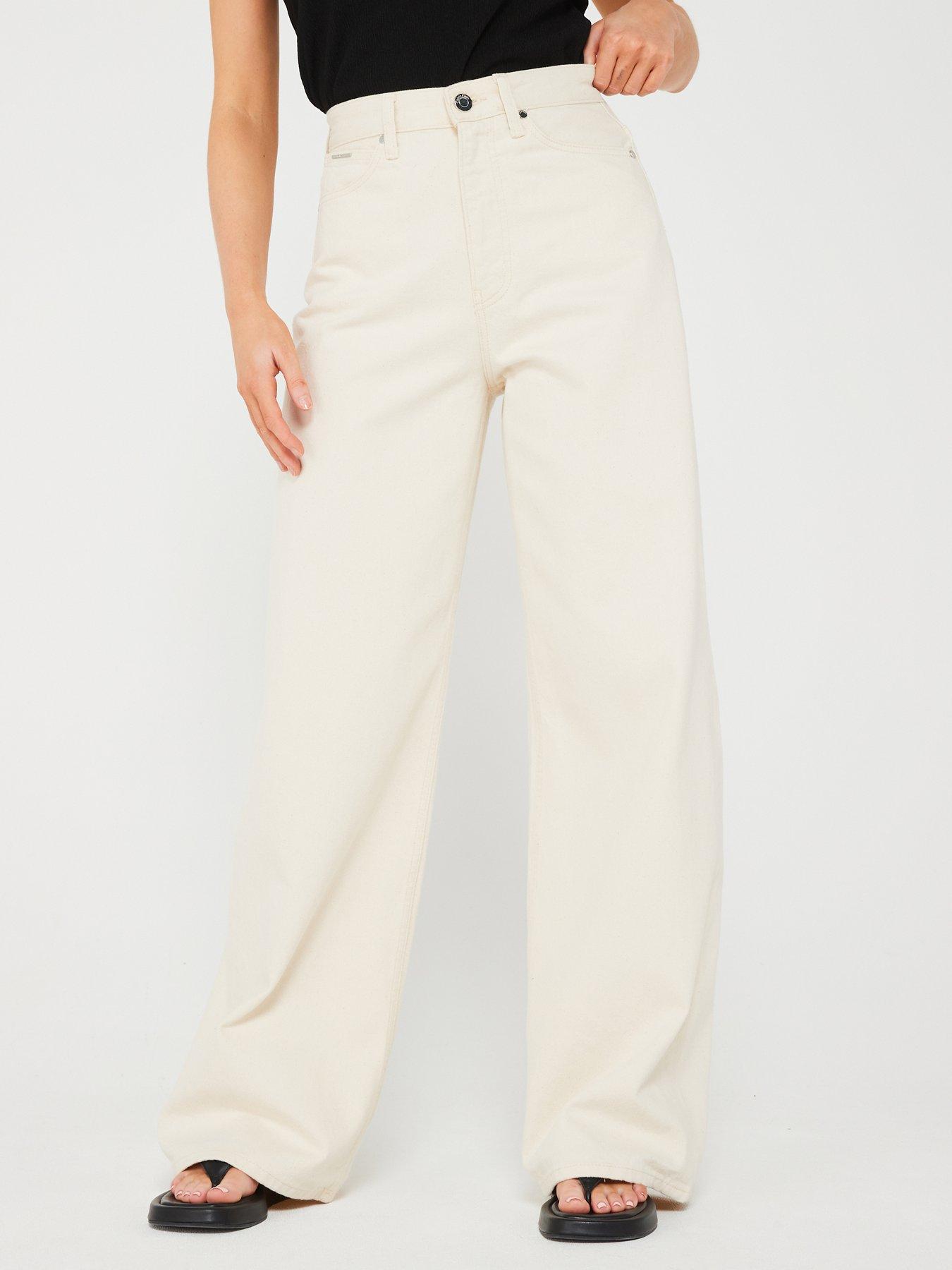 calvin-klein-high-rise-wide-leg-jeans-cream