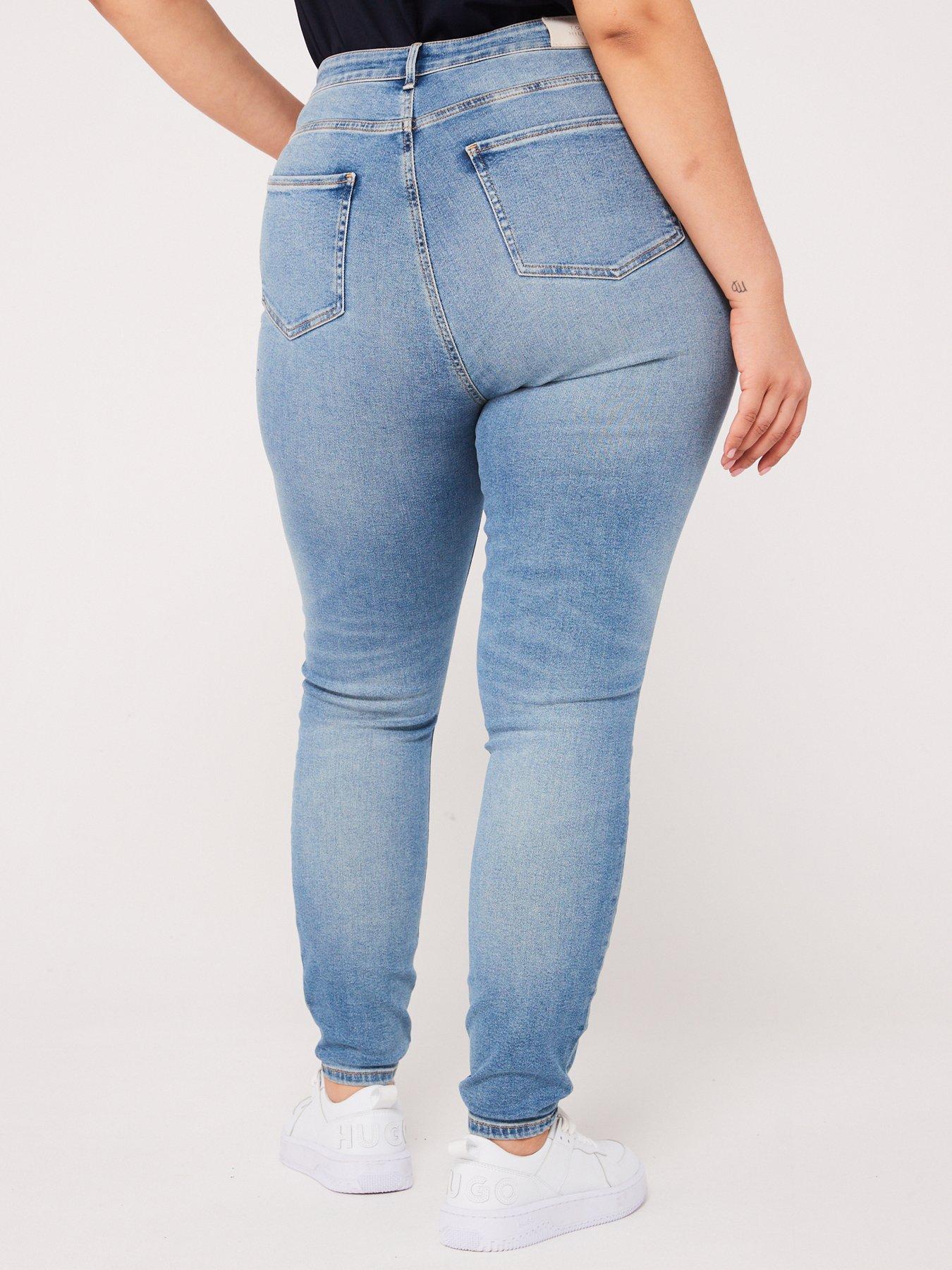 tommy-hilfiger-plus-size-high-waisted-skinny-jeans-bluestillFront