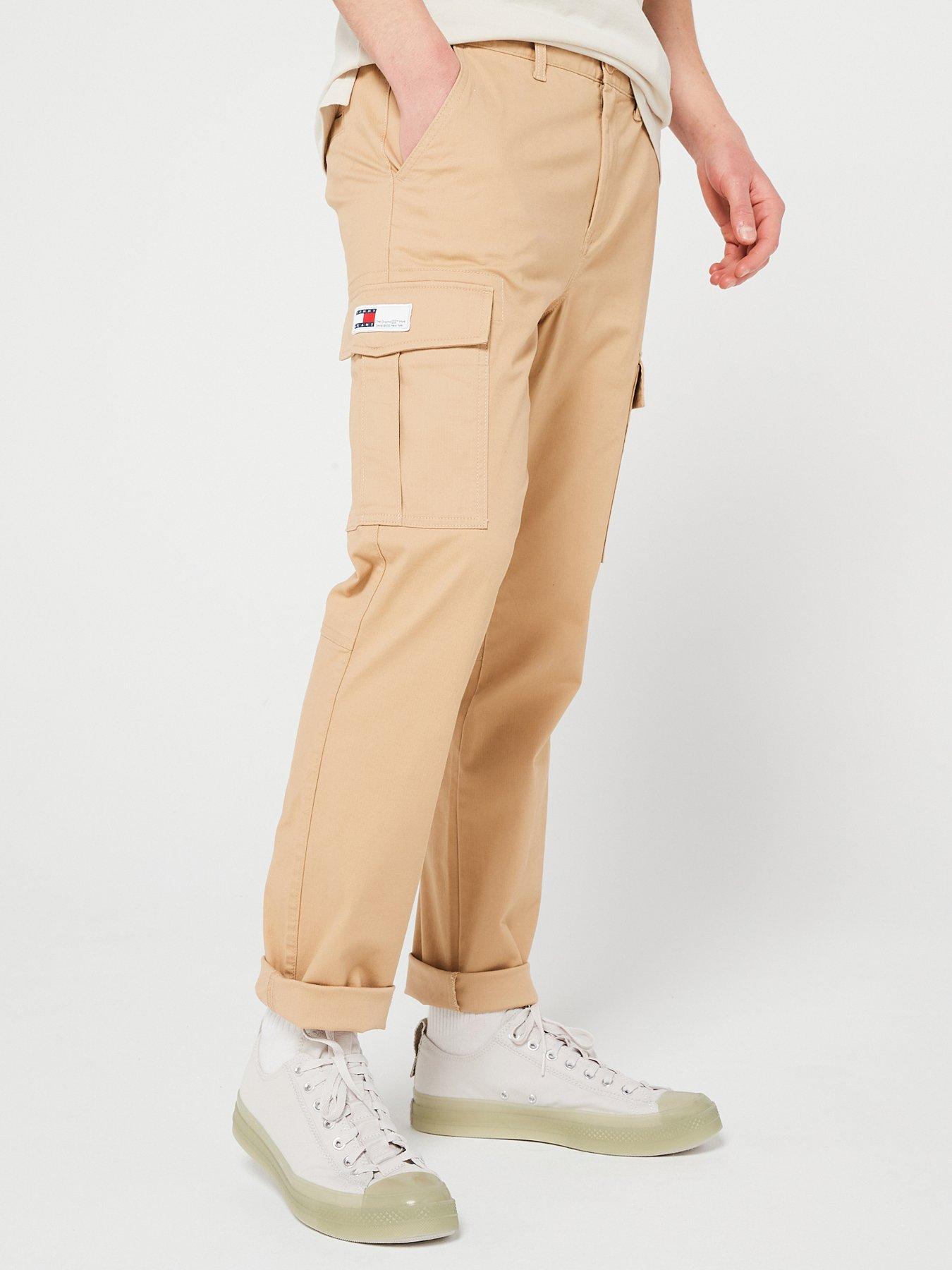 Amazon.com: Men's Cargo Trousers Casual Lightweight Pants Multi-Pocket  Elastic Waist Trousers Outdoor Hiking,A,Medium : Clothing, Shoes & Jewelry