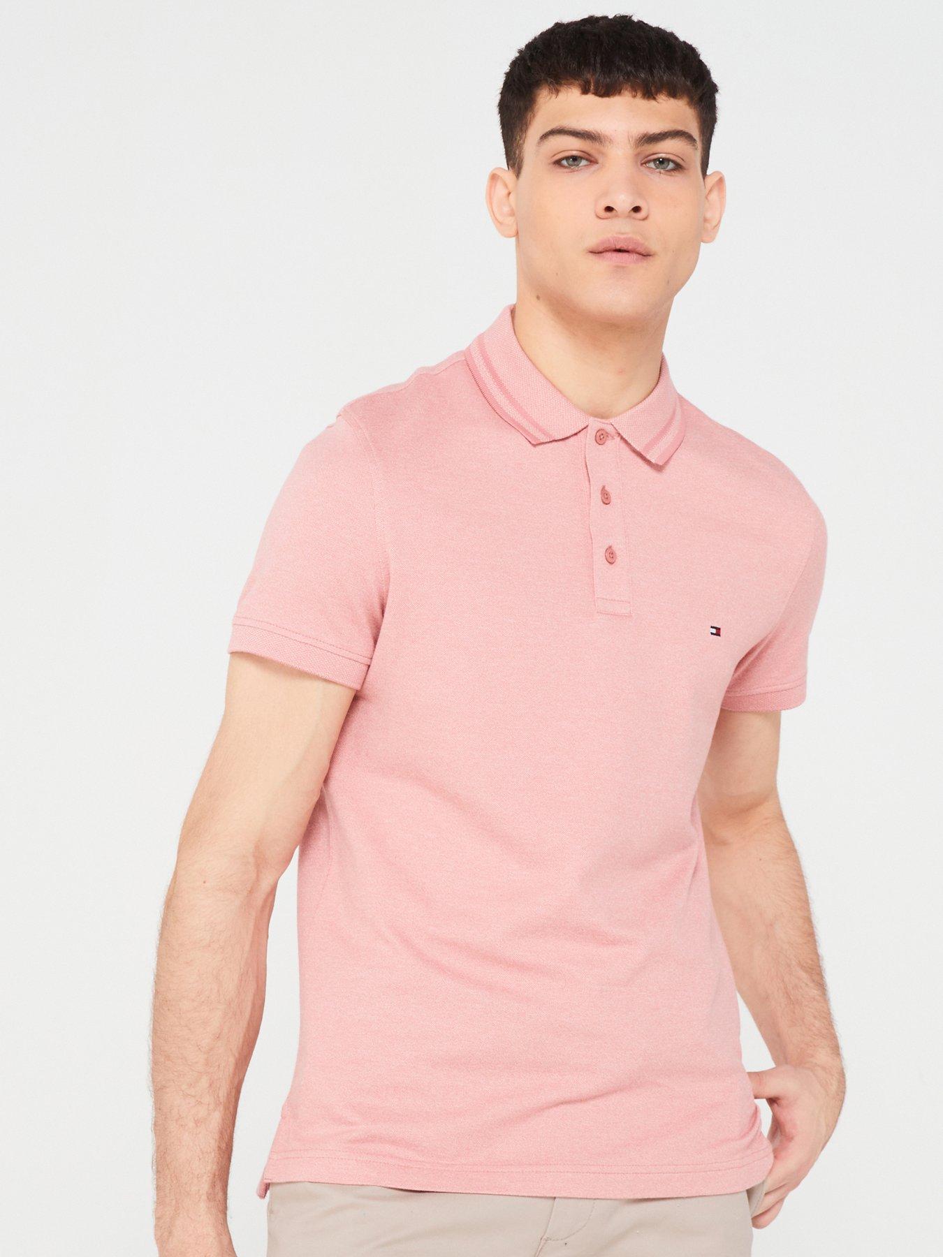 tommy-hilfiger-pretwist-mouline-slim-fit-polo-shirt-peachnbsp