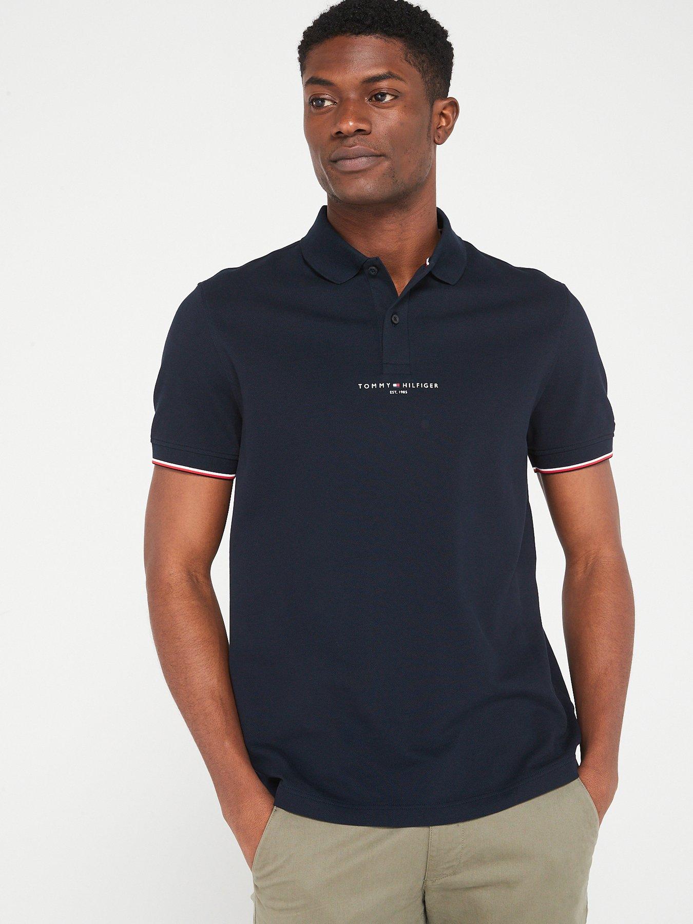 tommy-hilfiger-logo-tipped-regular-fit-polo-shirt-navynbsp