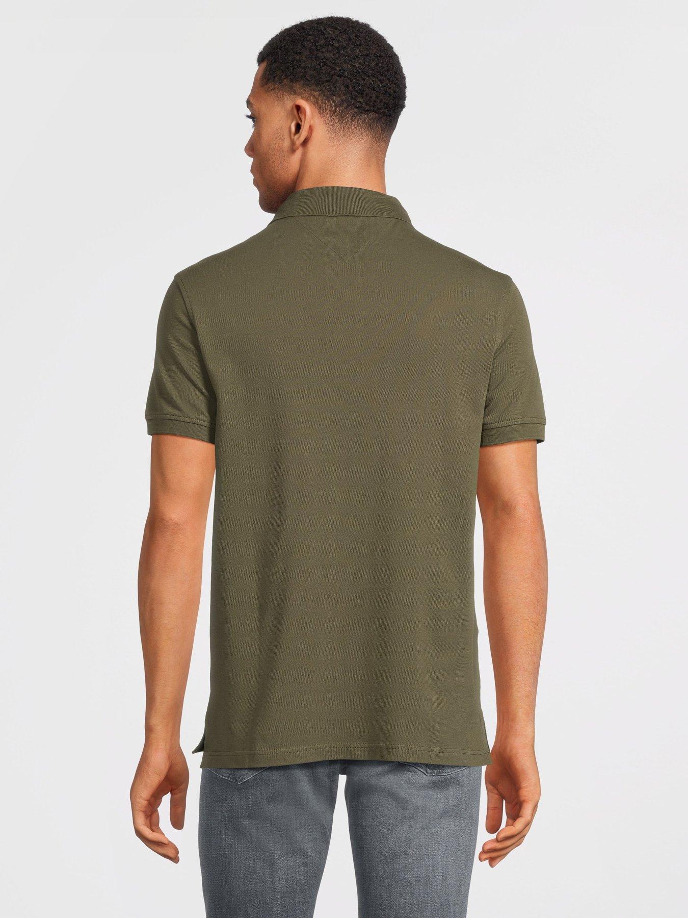 Image 2 of 5 of Tommy Hilfiger 1985 Regular Fit Polo Shirt - Khaki