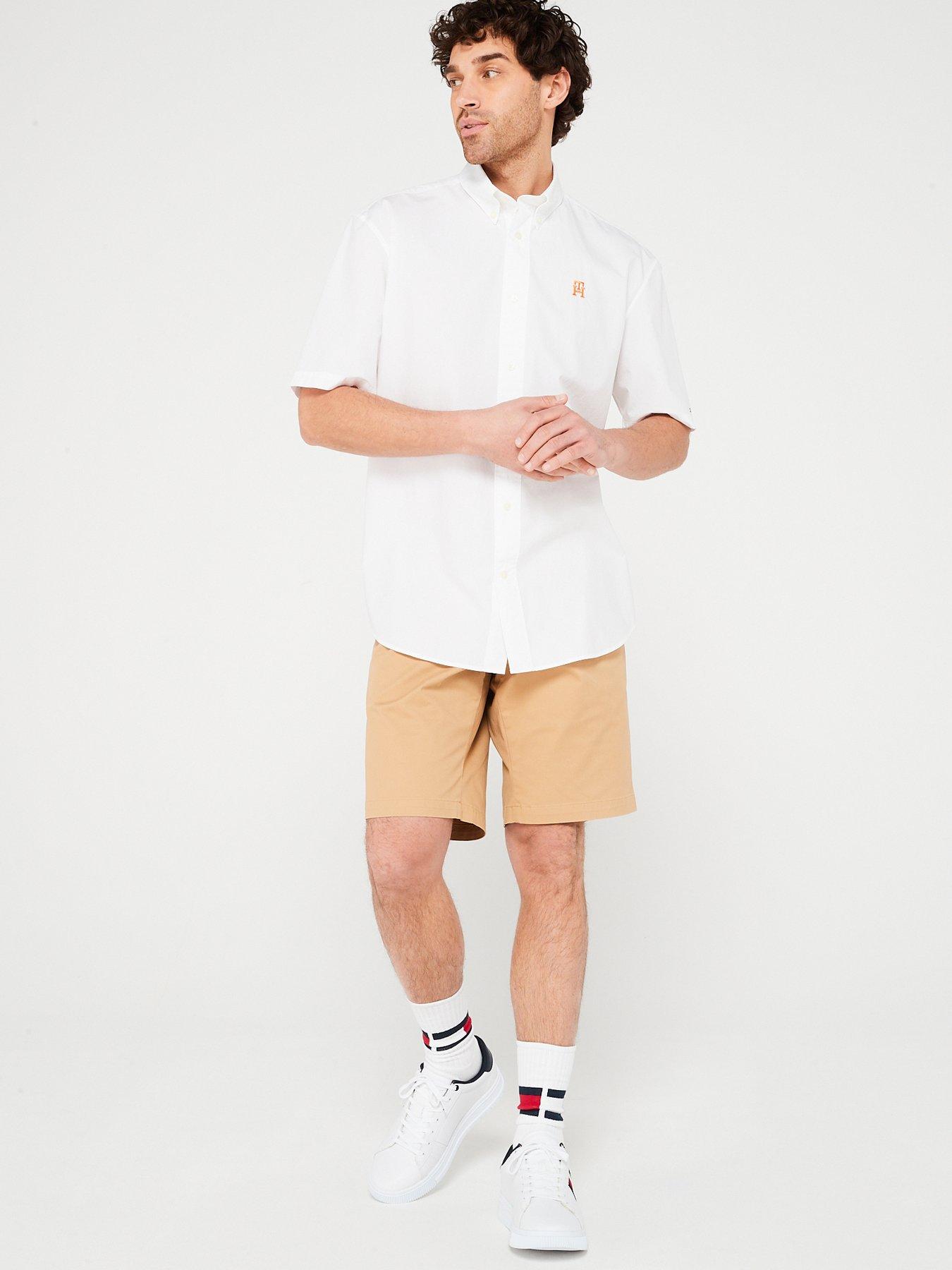 tommy-hilfiger-monogram-solid-short-sleeve-shirt-whiteback