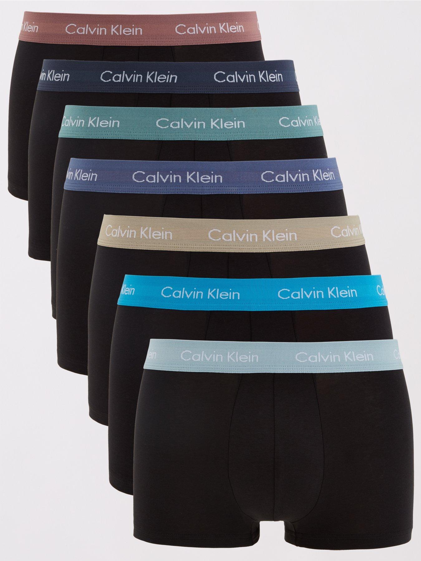 Calvin Klein Calvin Klein 3 Pack Low Rise Trunks - Black