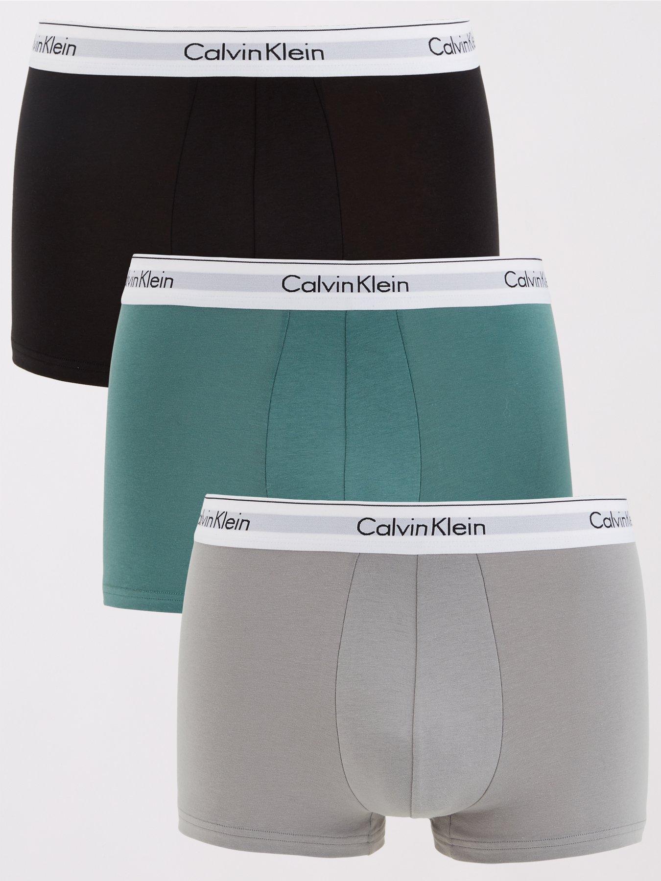DKNY Mens Boxers 5 Pack Underwear Walpi Cotton Blend Desginer Logo Trunks