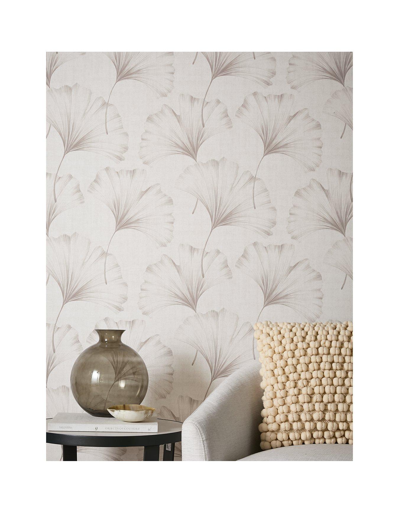 michelle-keegan-home-taupe-gingko-flower-print-wallpaperstillFront