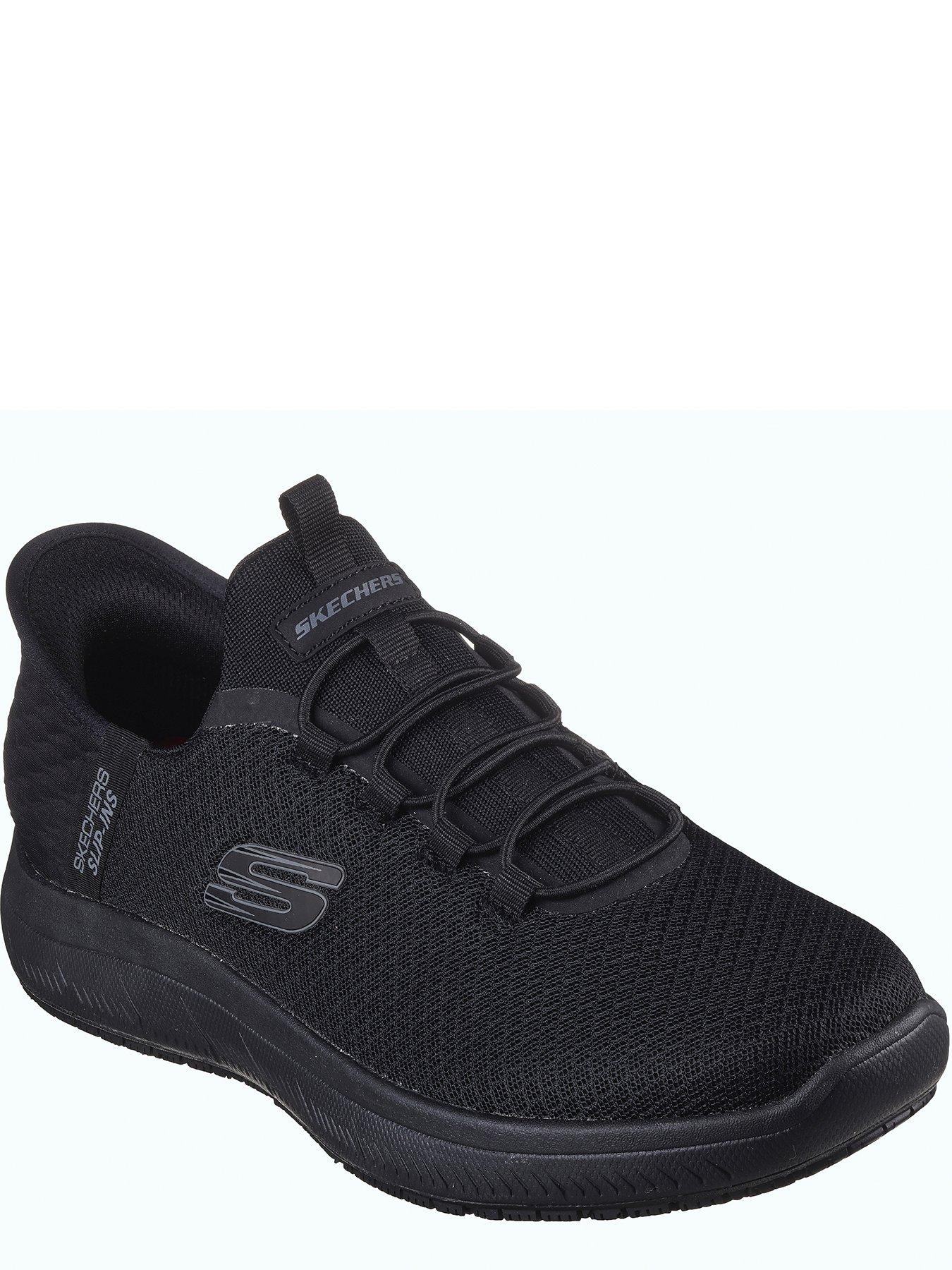 skechers-skechers-slip-ins-summits-slip-resistant-work-trainers-blackstillFront