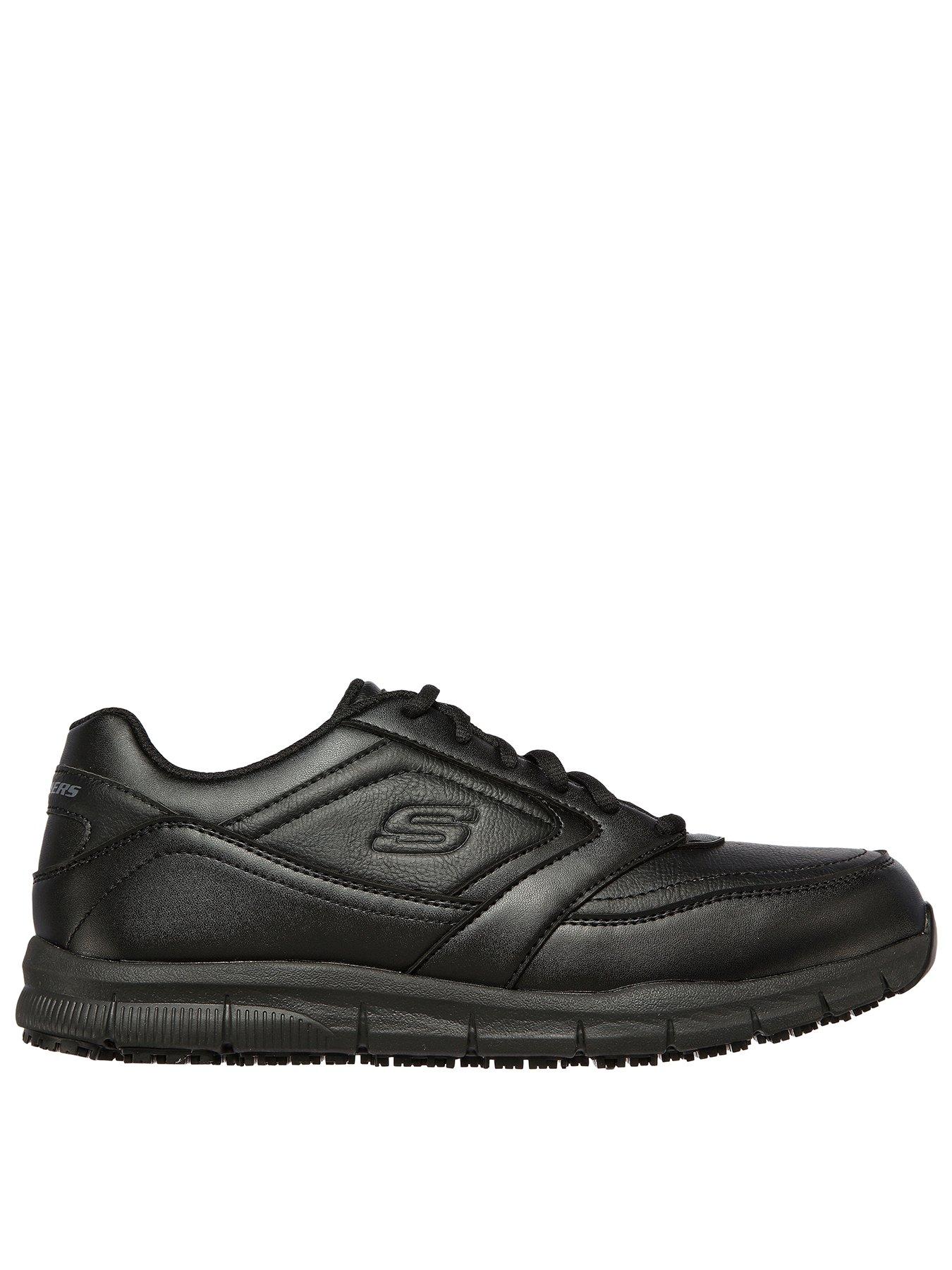 Skechers Skechers Nampa Lace Up Work Trainers - Black