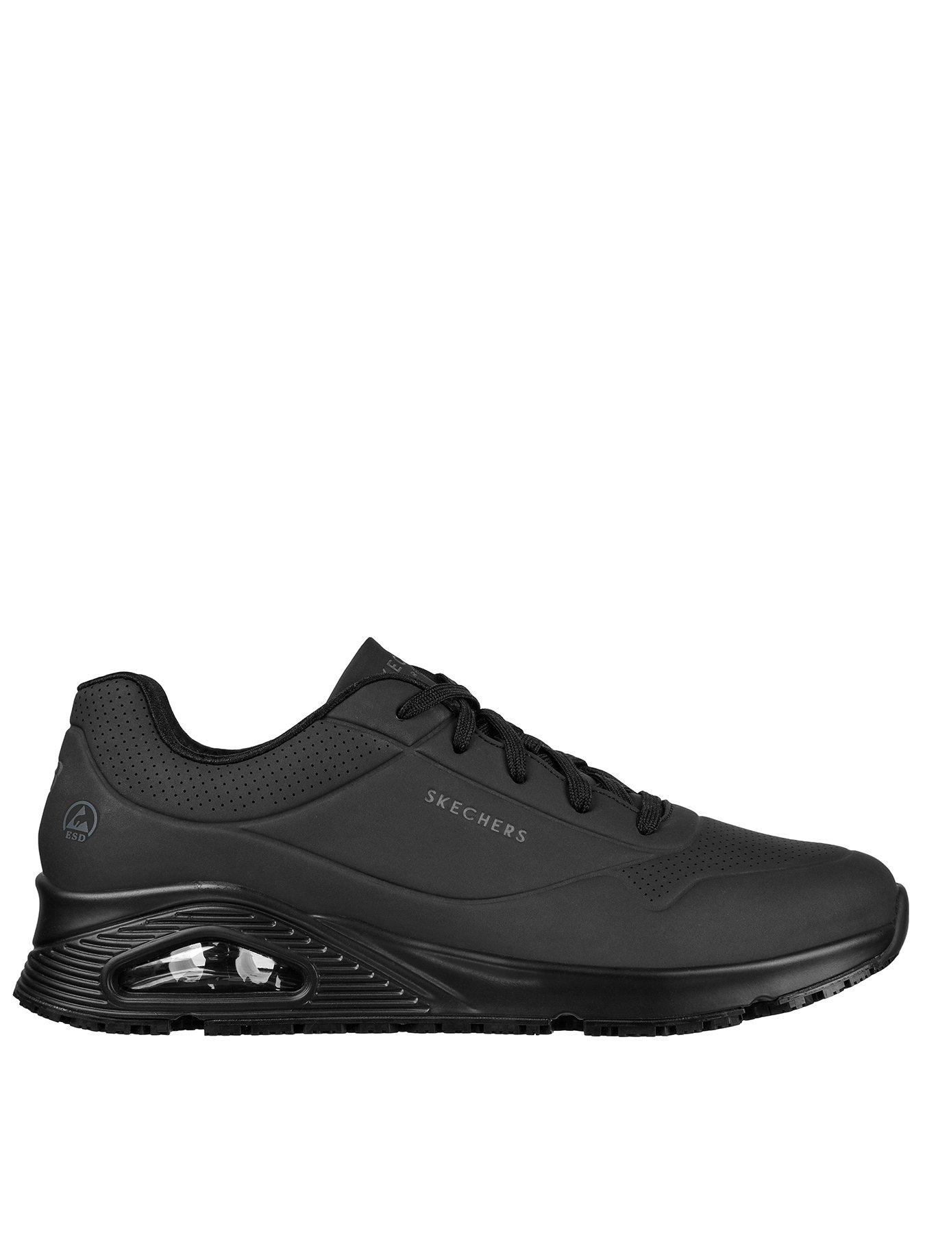 Skechers Skechers Uno Slip Resistant Work Trainers - Black