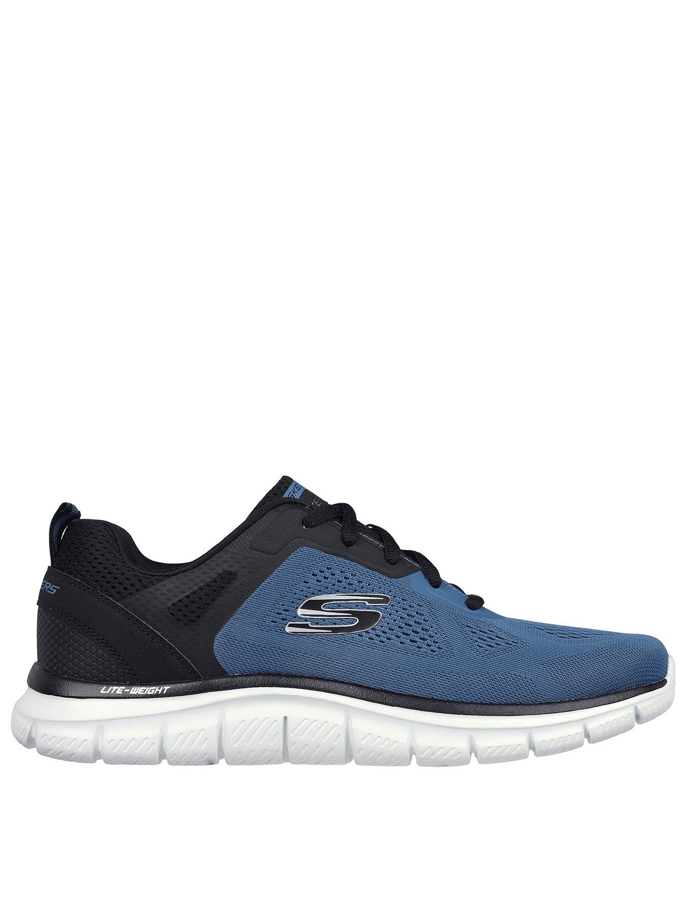 undefined Skechers Track Lace Up Trainers - Blue