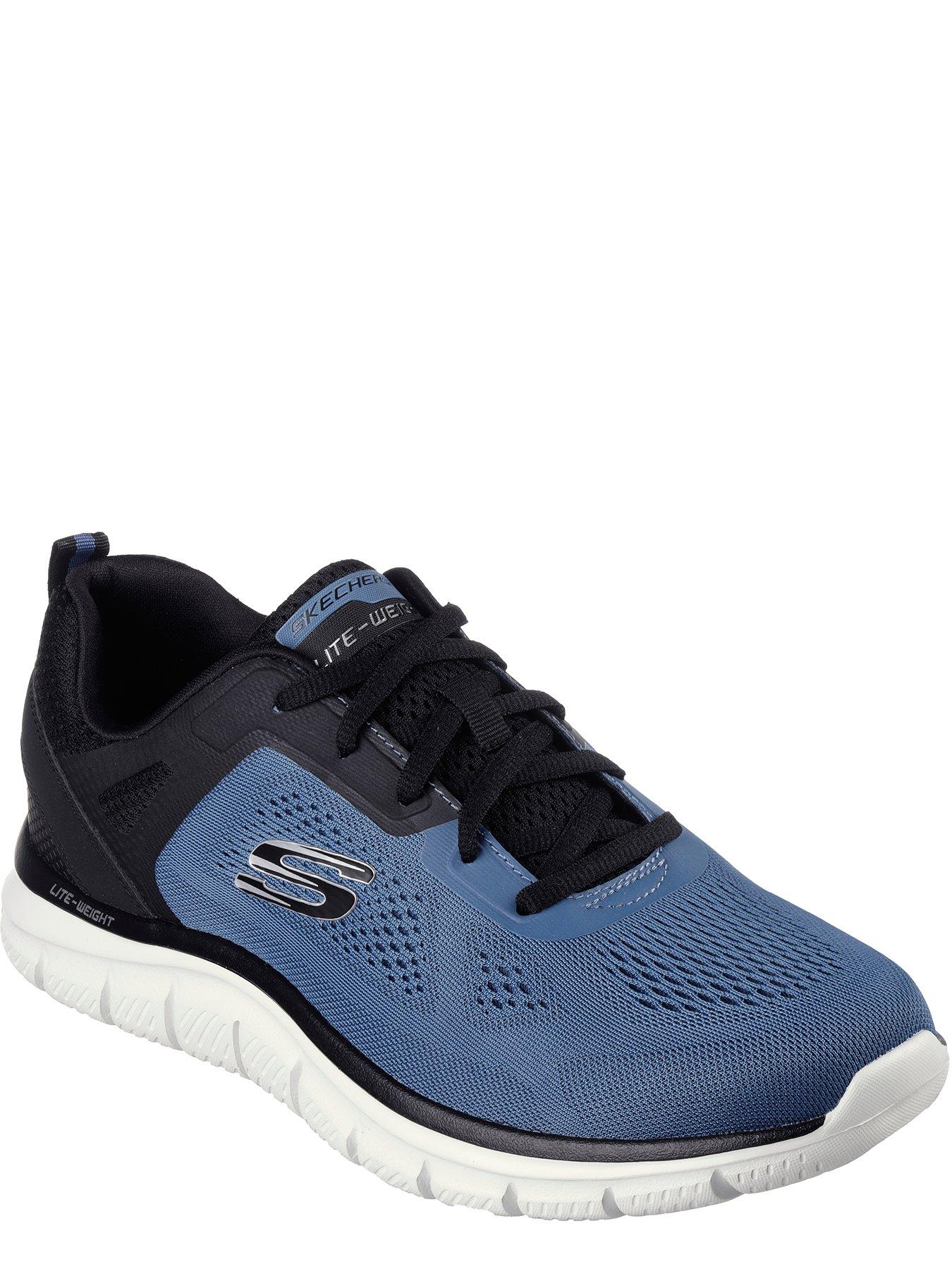 skechers-skechers-track-lace-up-trainers-bluestillFront