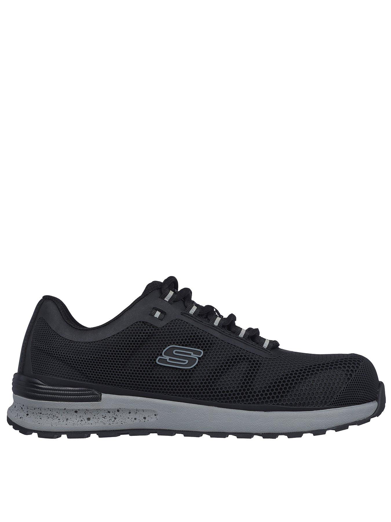 skechers-work-bulklin-bragoo-trainers-blackfront