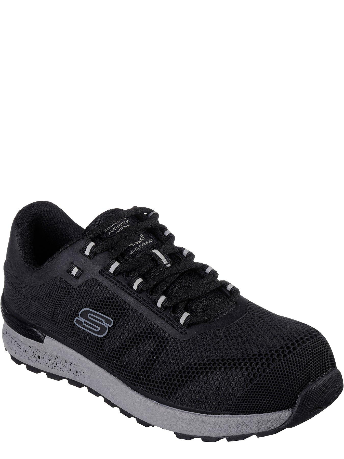 skechers-work-bulklin-bragoo-trainers-blackstillFront