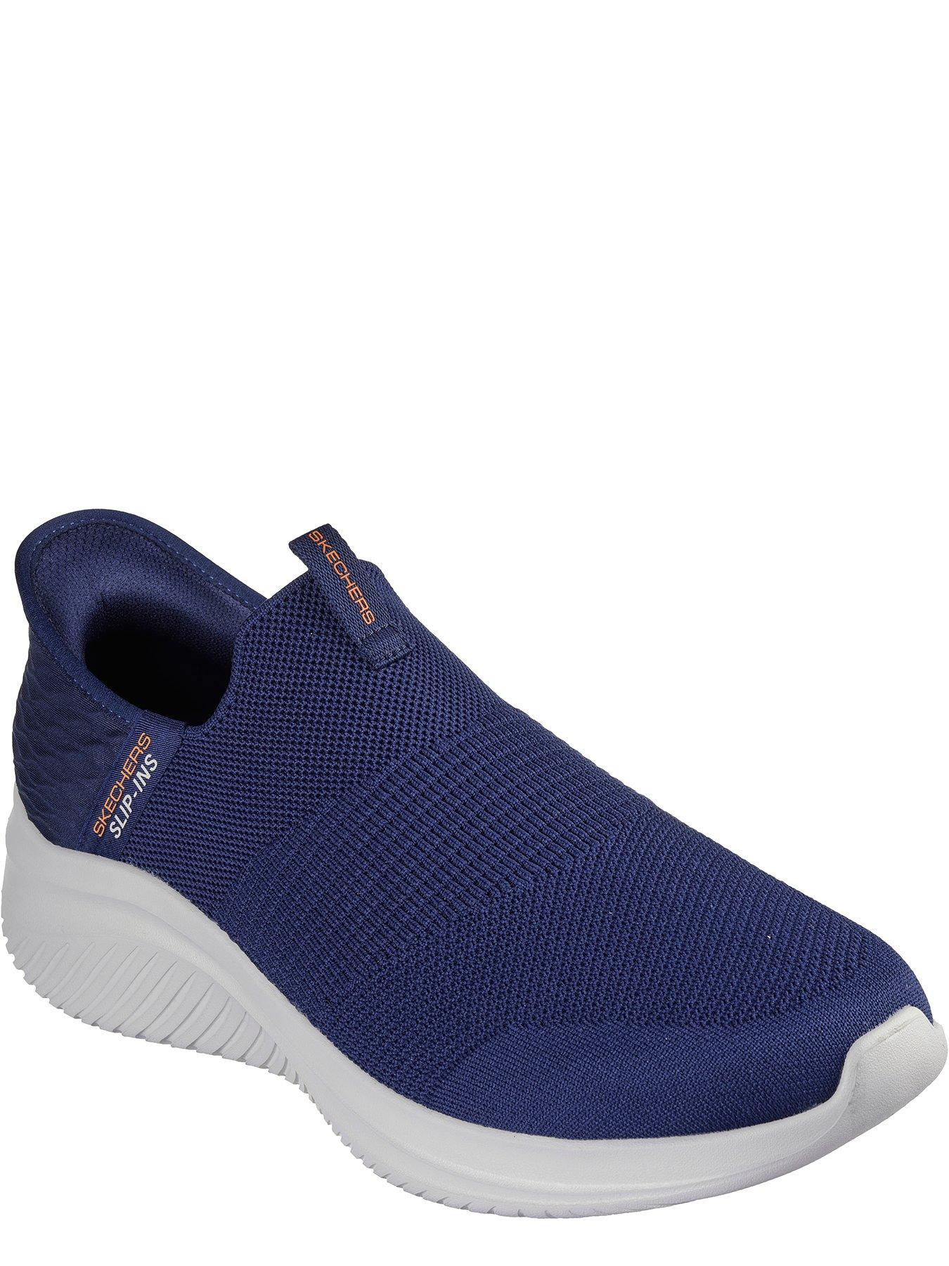 skechers-skechers-slip-ins-ultra-flex-30-stretch-knit-trainers-navystillFront