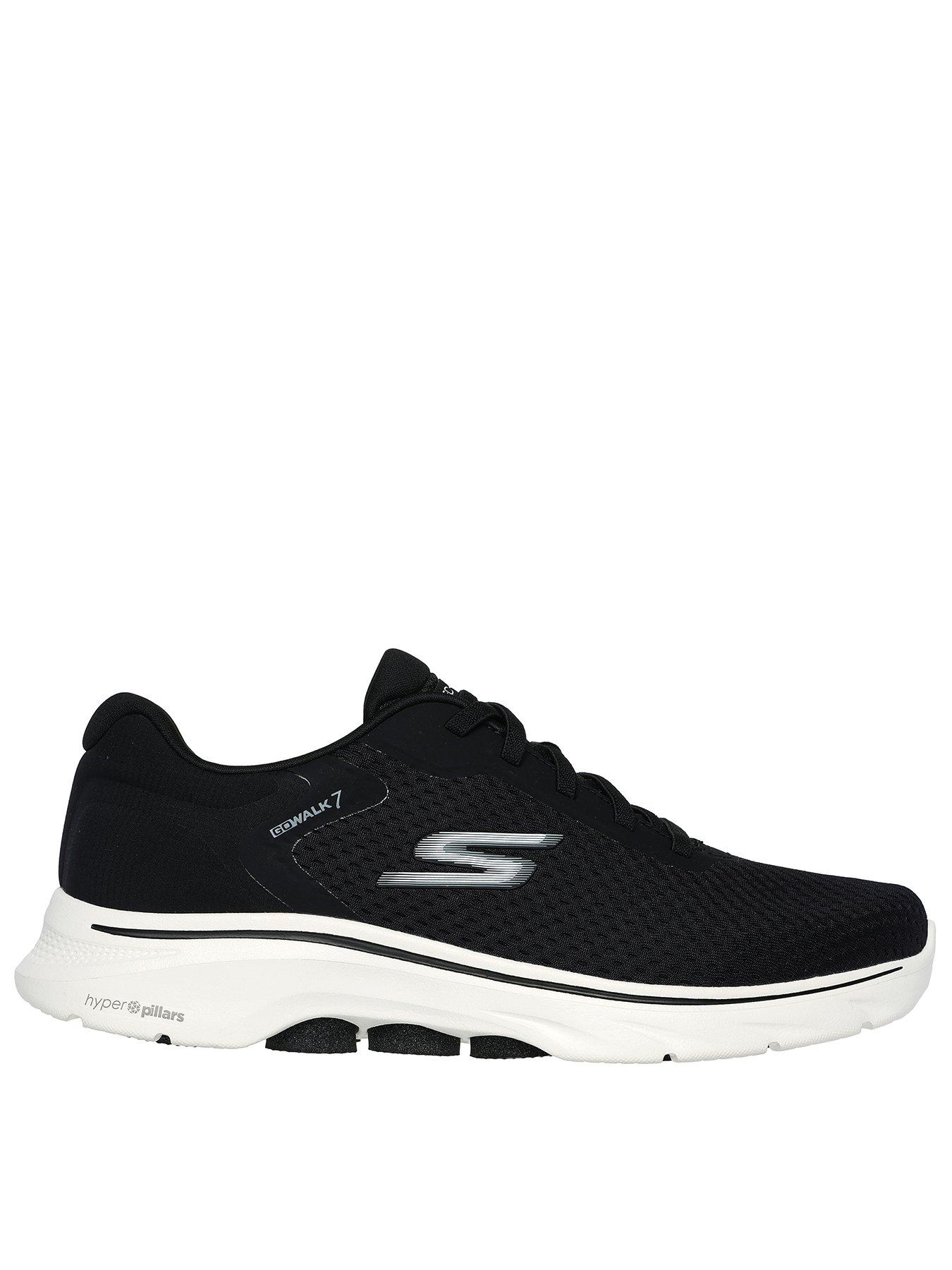 Skechers Go Walk 7 Hyper Pillars Bungee Trainers Black